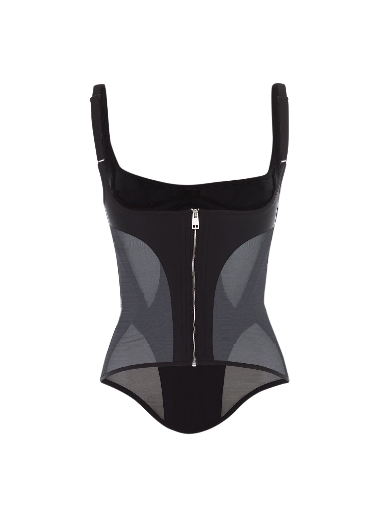 Bonded illusion corset