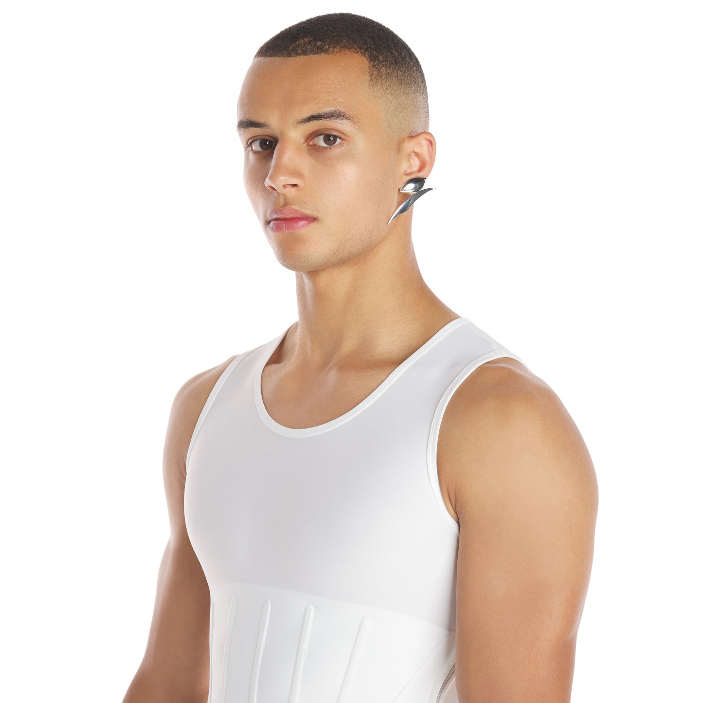 Corseted tank top