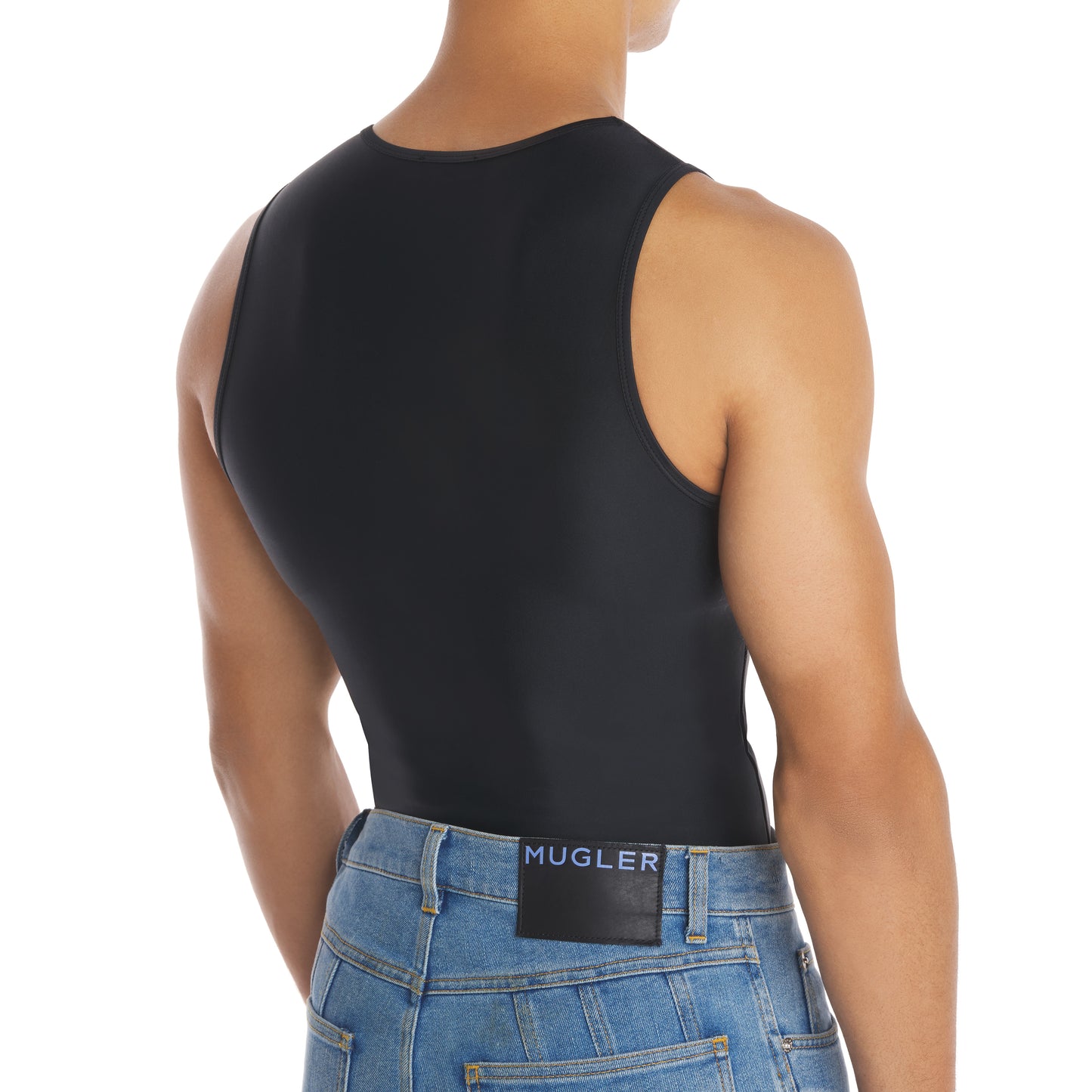 Corseted tank top