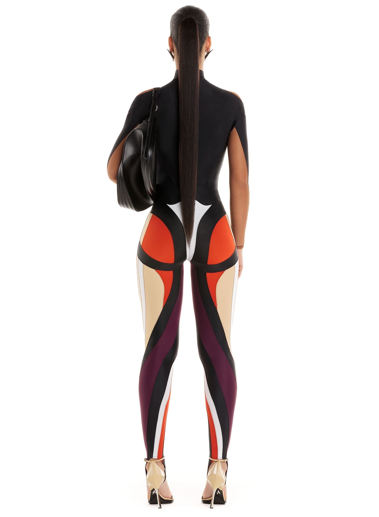 Illusion neckline bodysuit