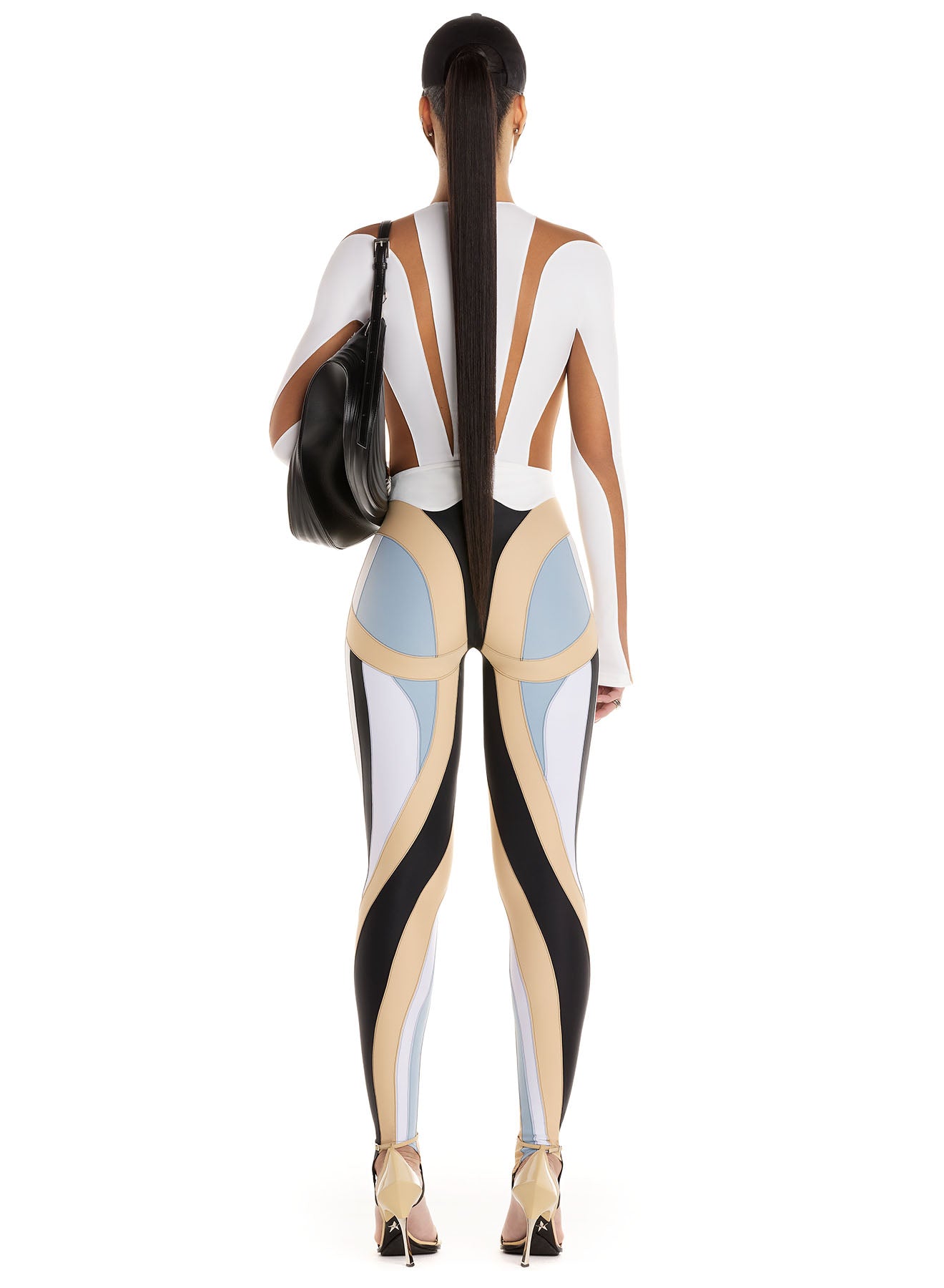 white illusion shaping bodysuit
