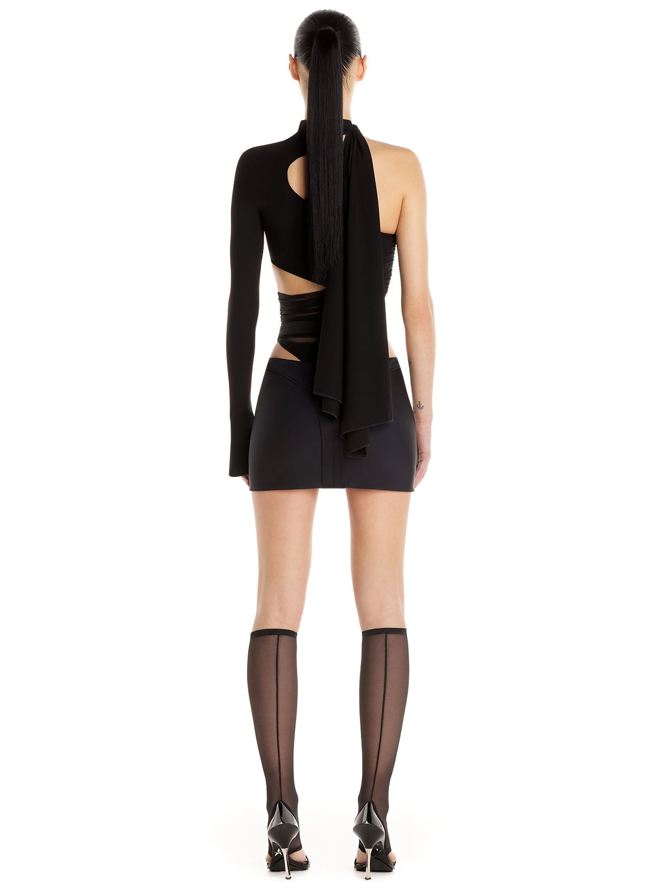 Cut-out illusion bodysuit