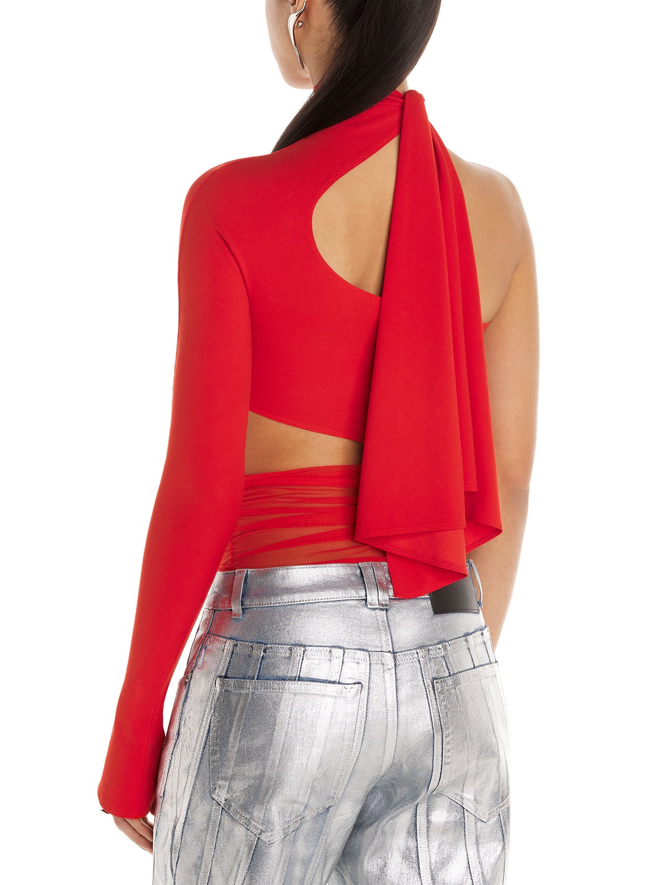 Cut-out illusion bodysuit