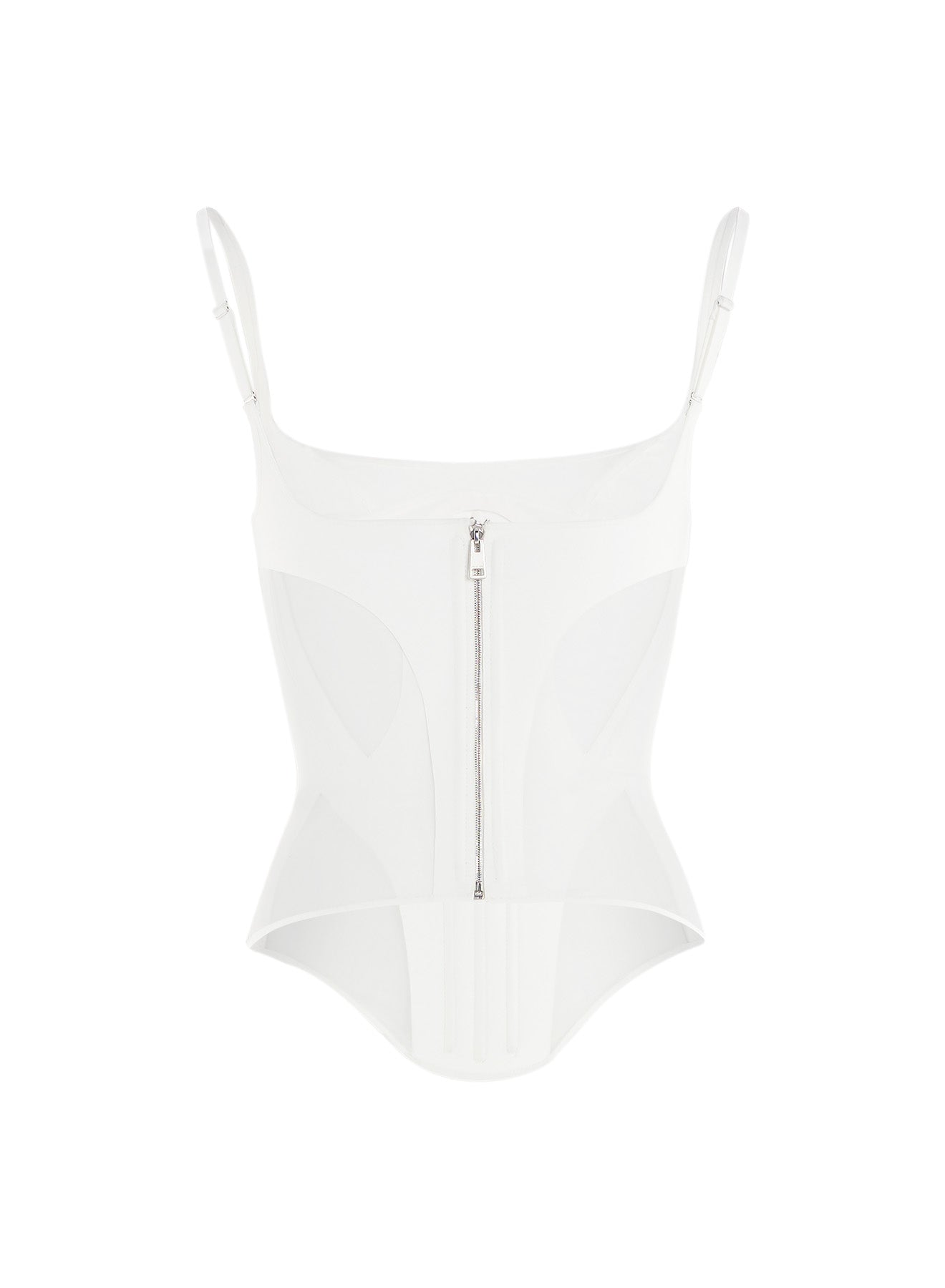 Bonded illusion corset
