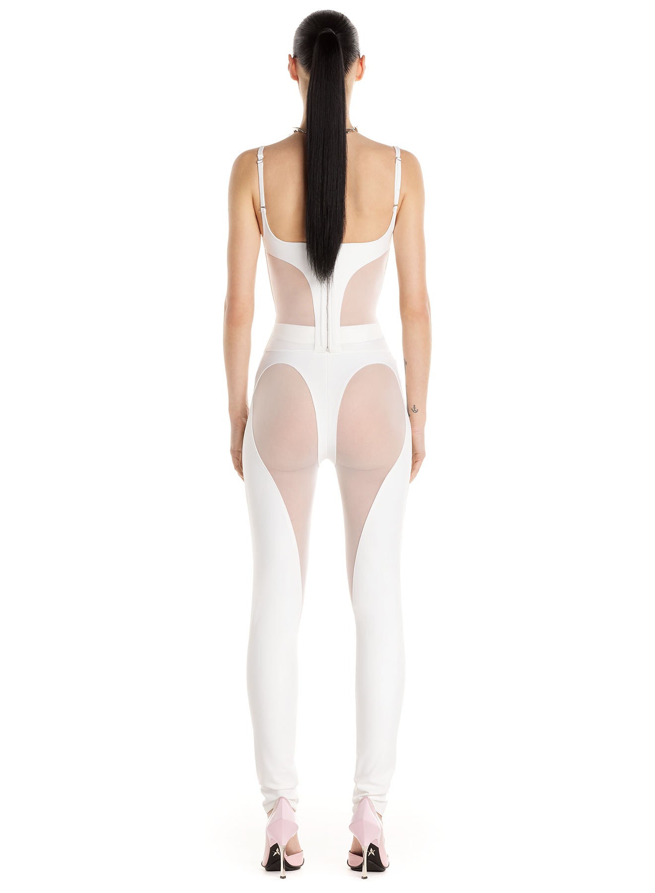 Bonded illusion corset