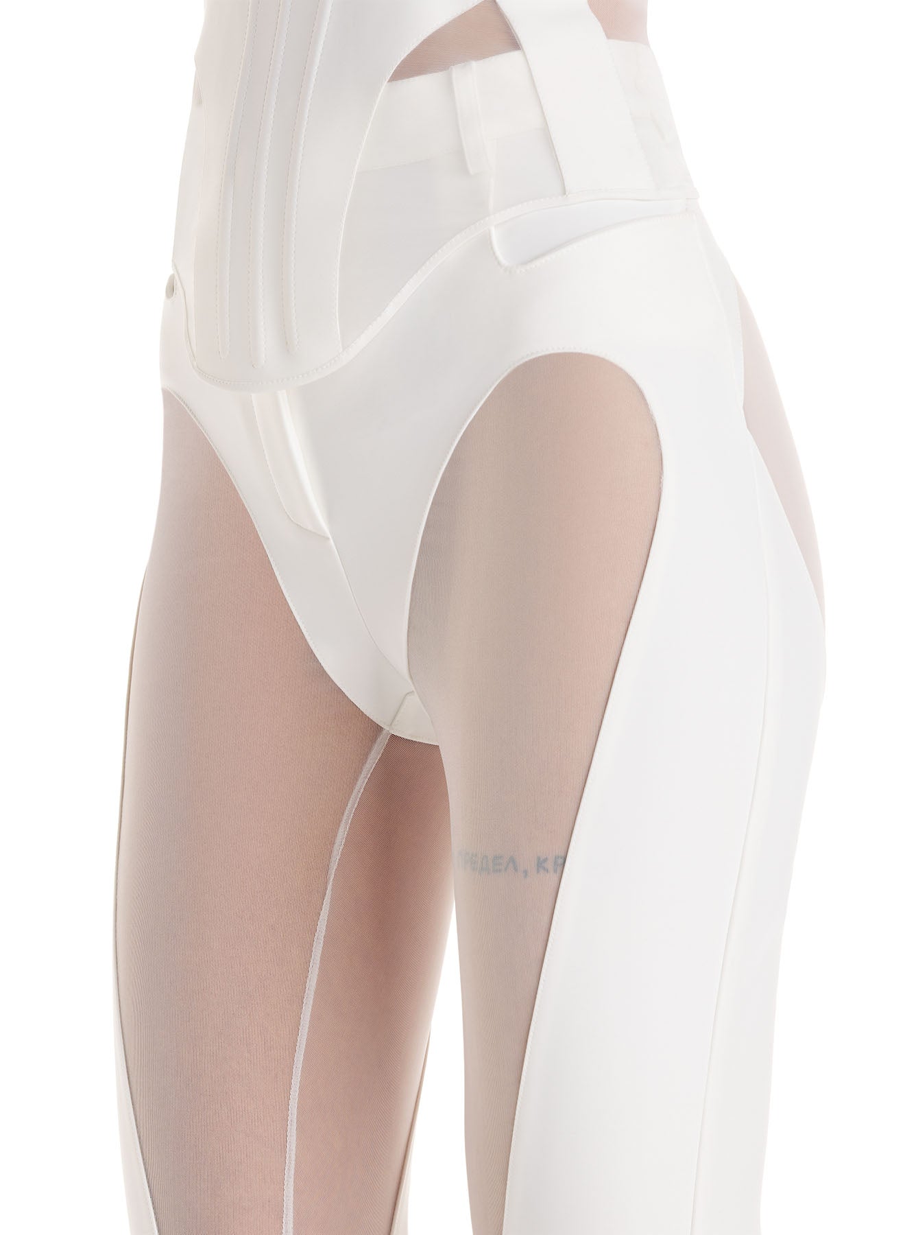 Bonded illusion trousers