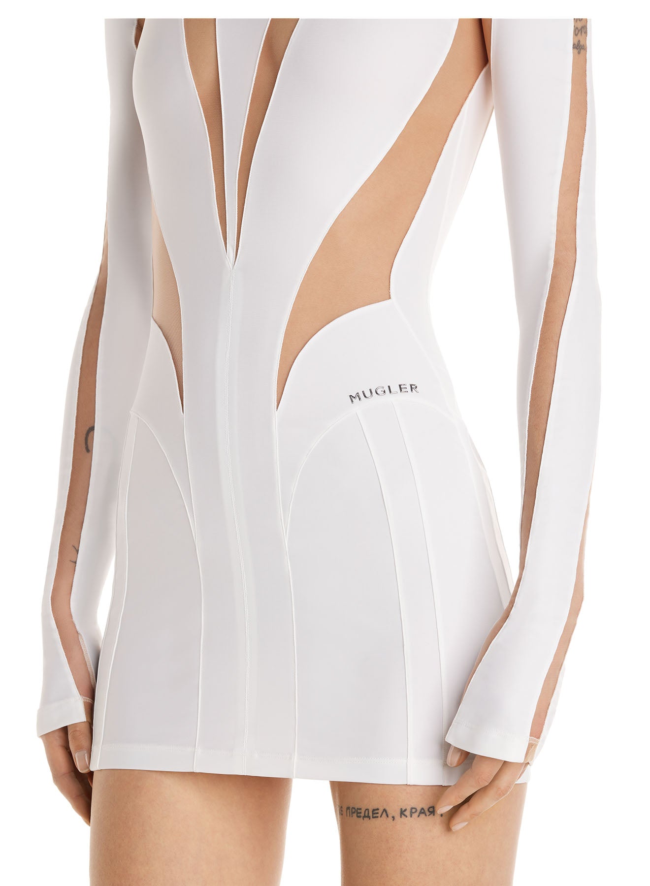 Body shaping illusion dress