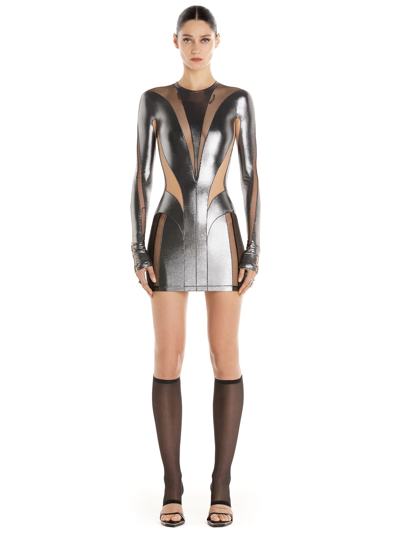 Body shaping illusion dress