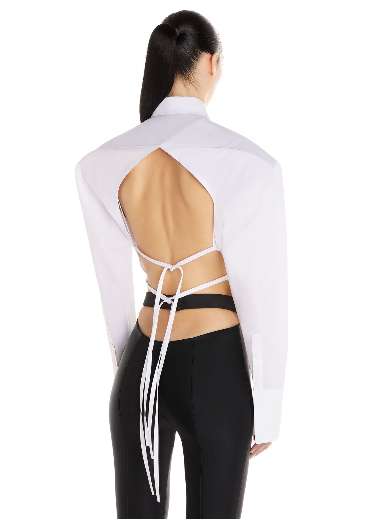 Structured poplin shirt
