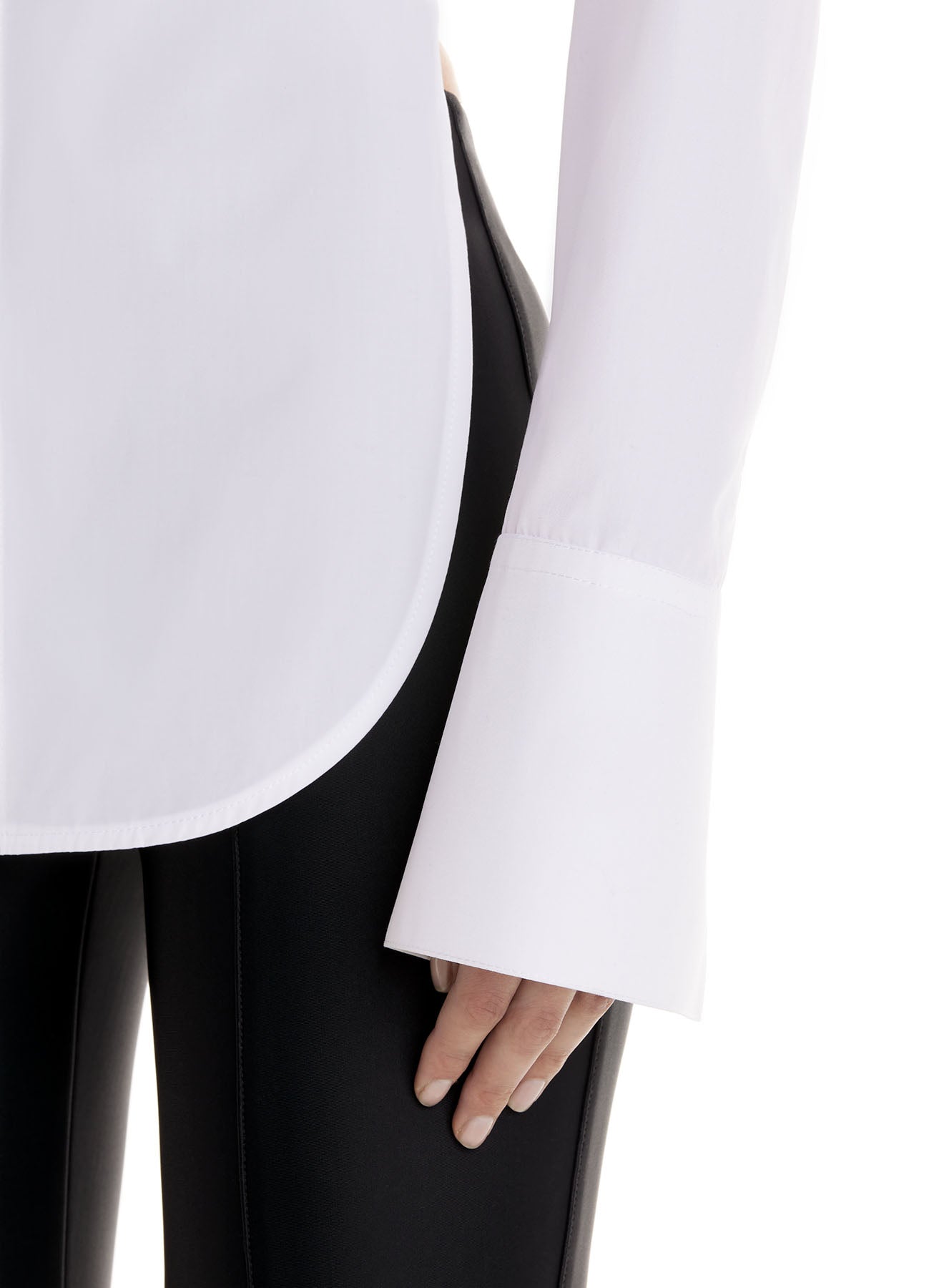 Structured poplin shirt