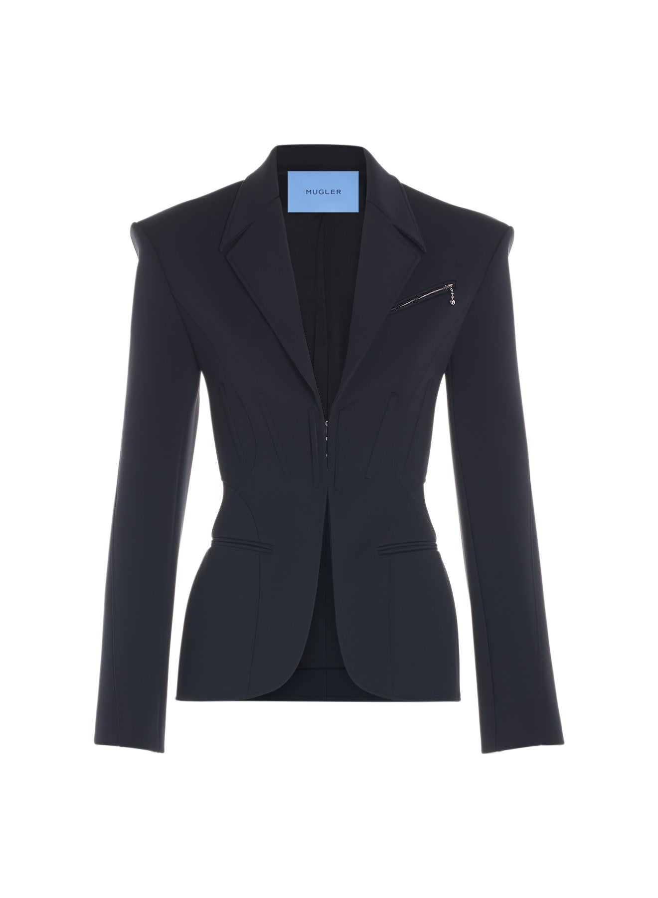 black fitted corset jacket  MUGLER Official Website – Mugler