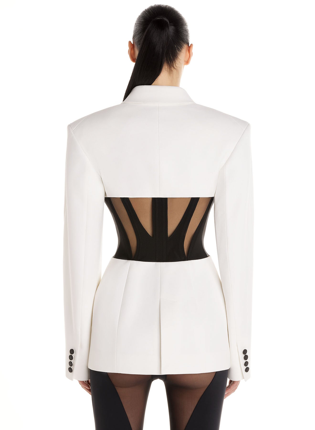 Iconic corseted jacket