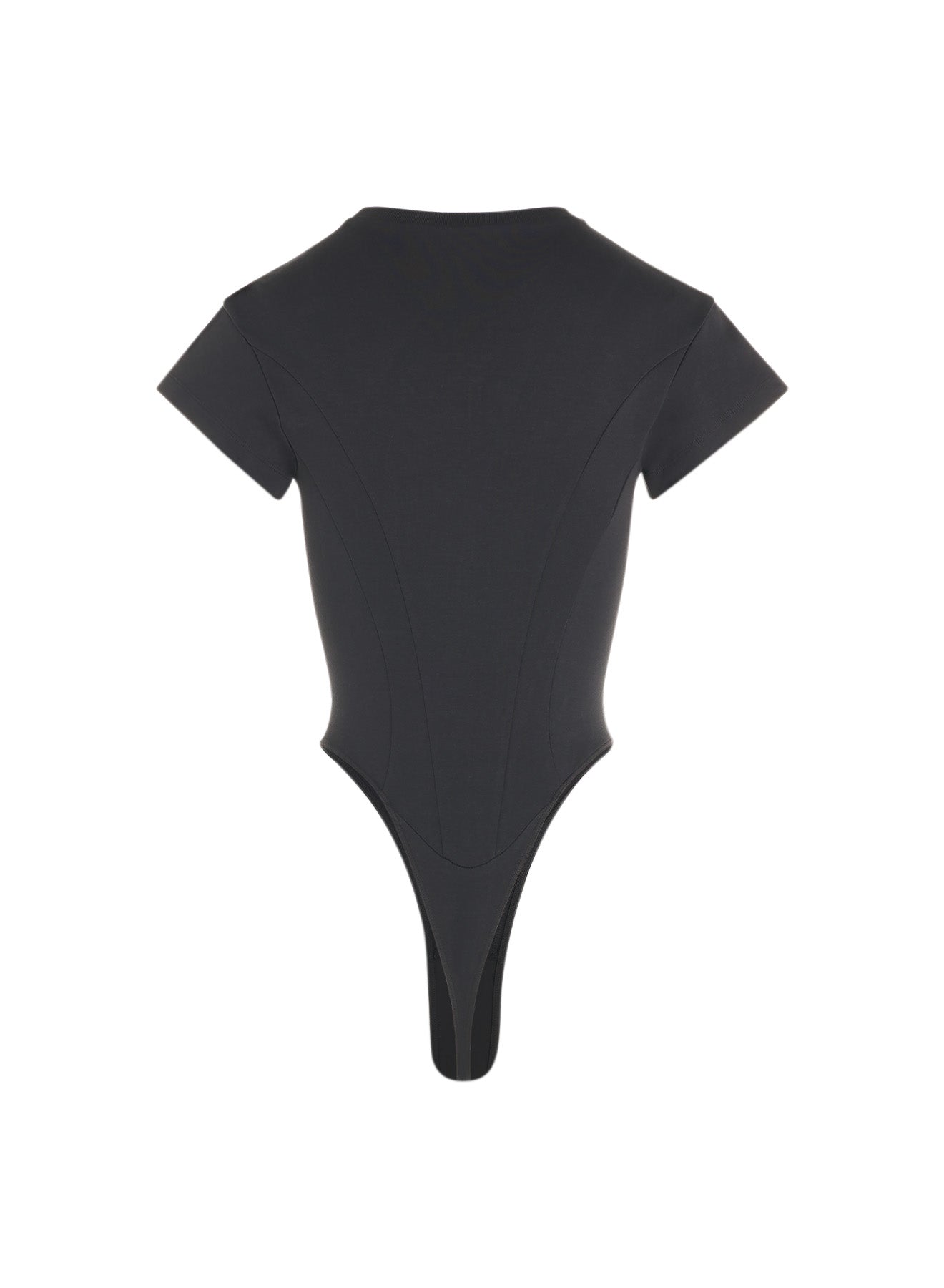 Zipped jersey bodysuit