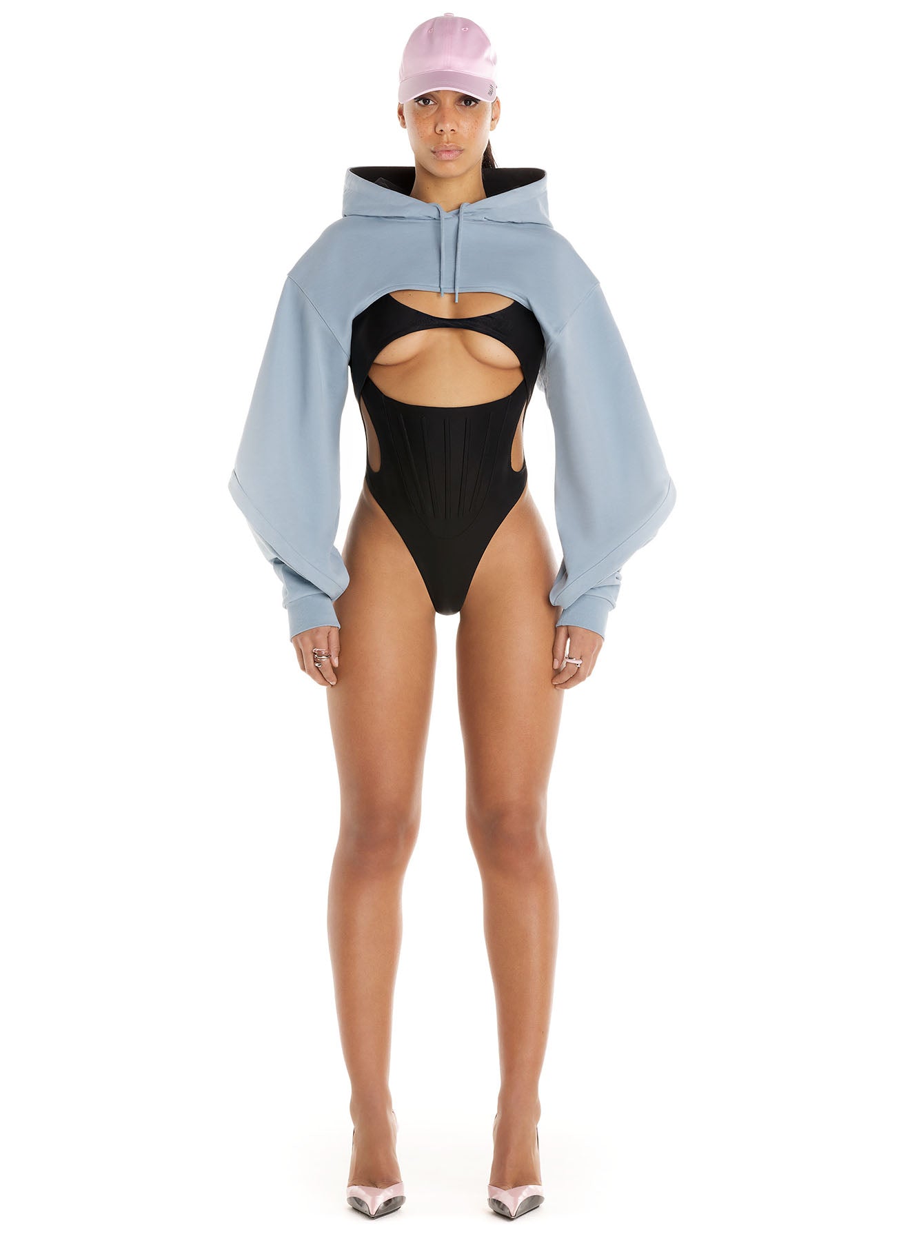 Cropped hoodie