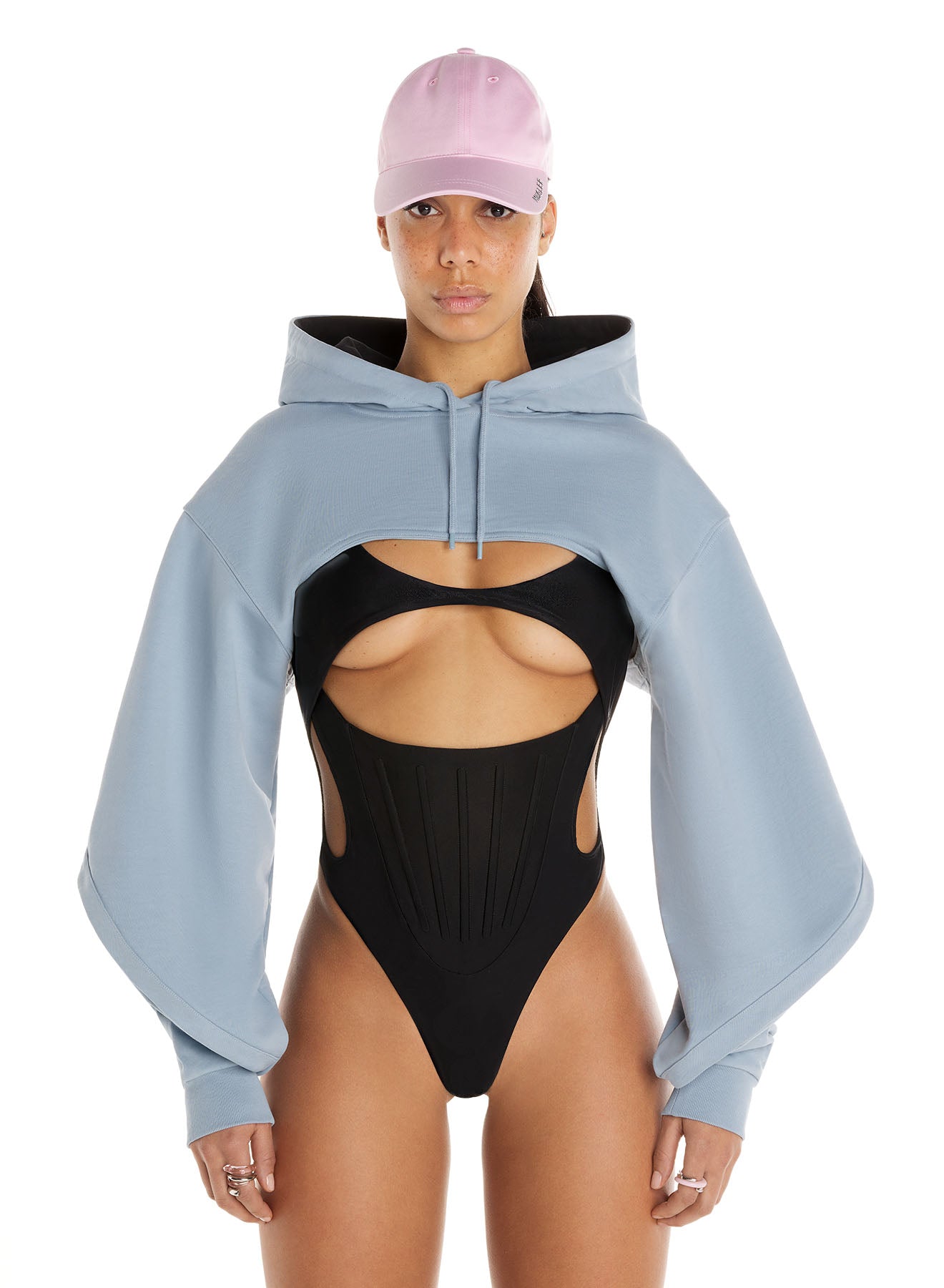 Cropped hoodie