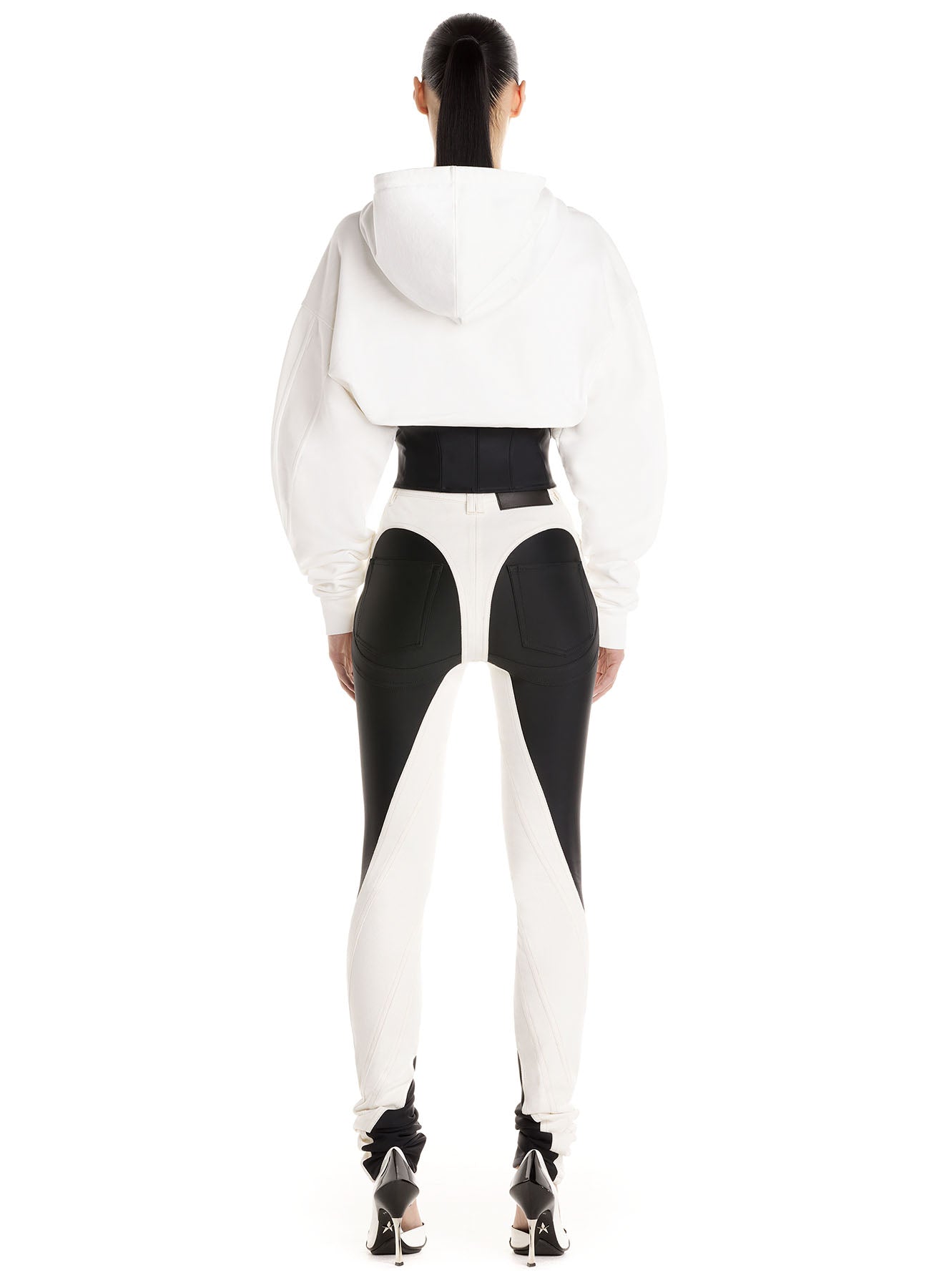 Corseted hoodie