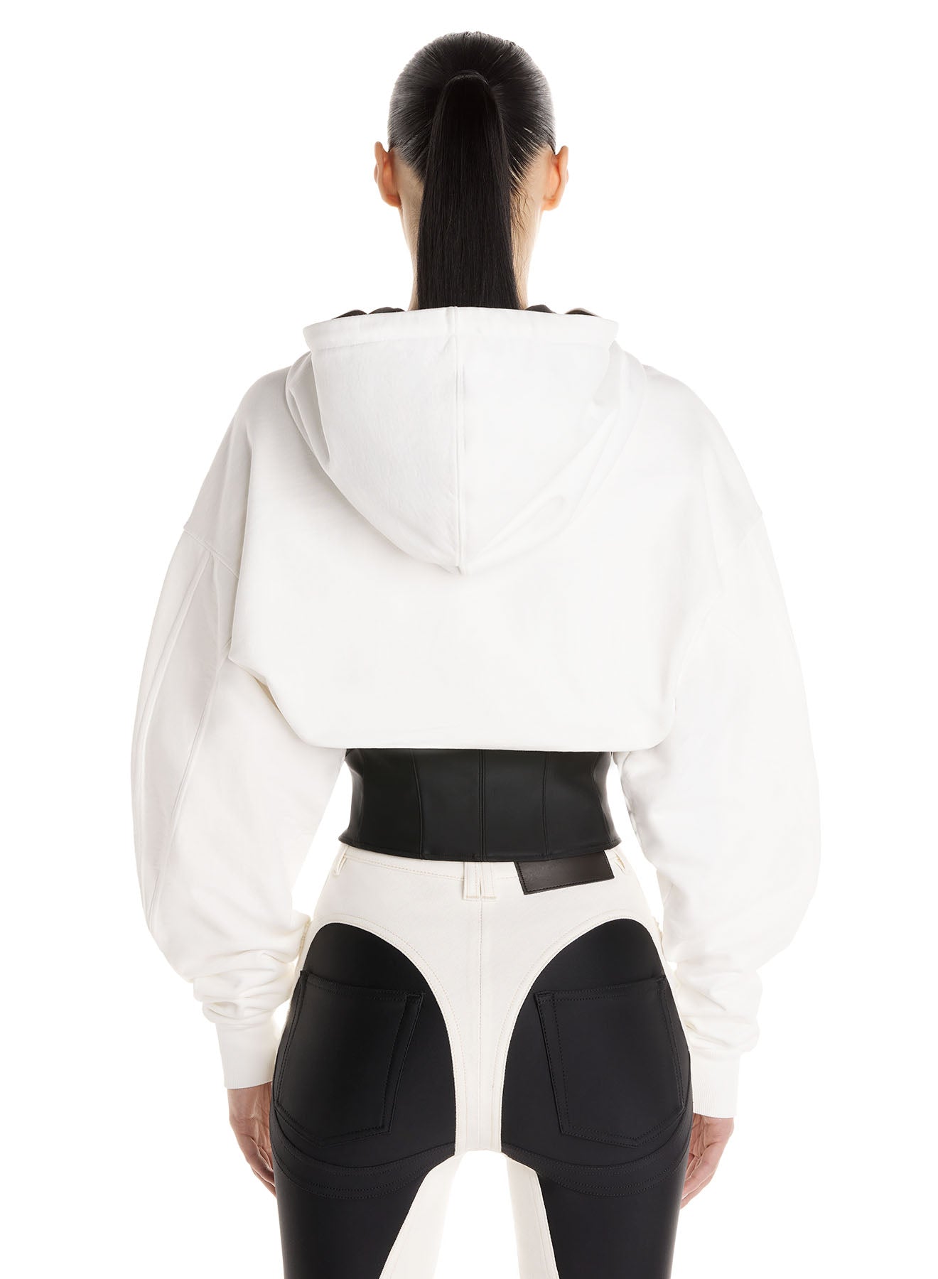 Corseted hoodie