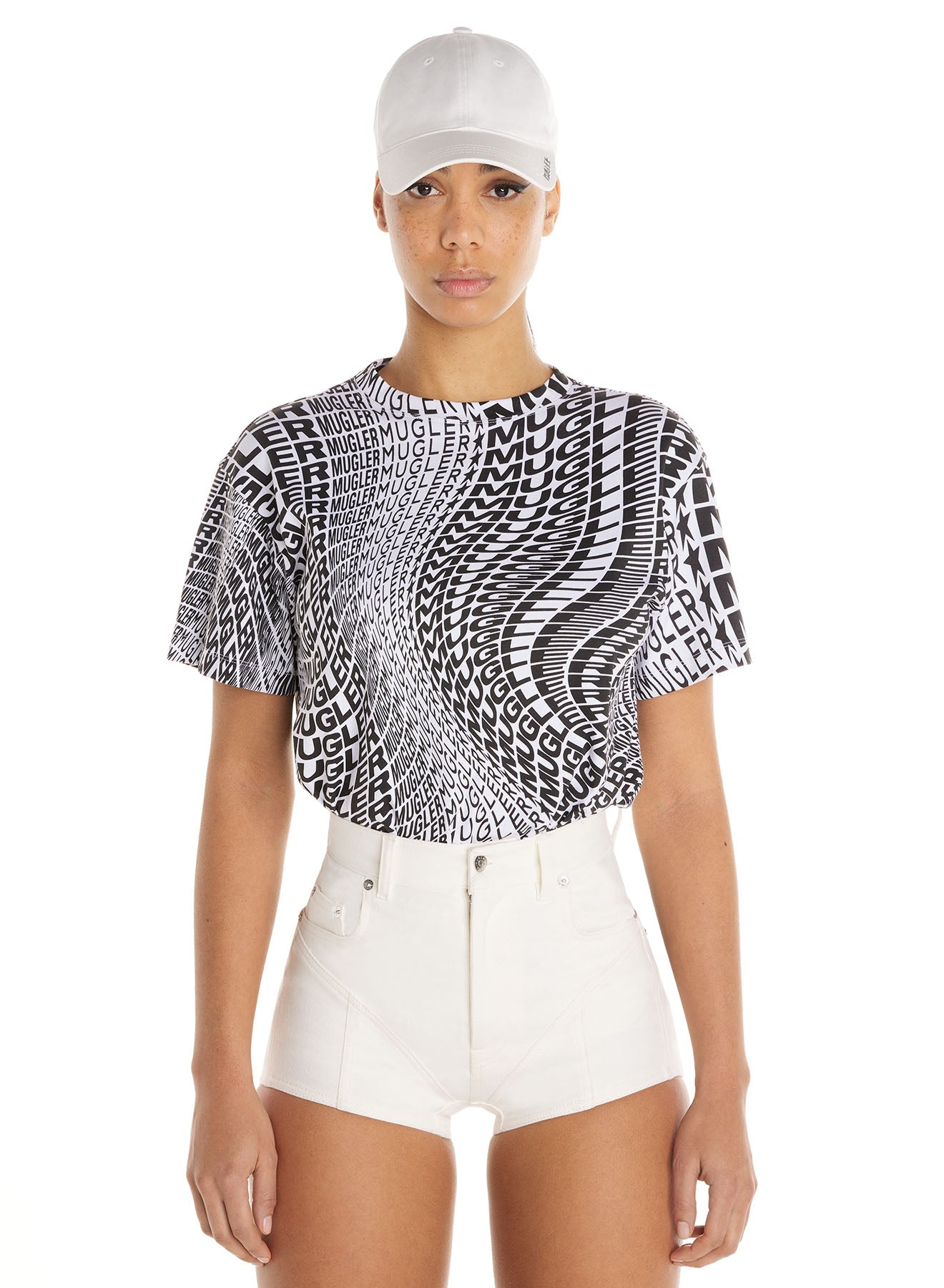 Swirling logo printed T-shirt