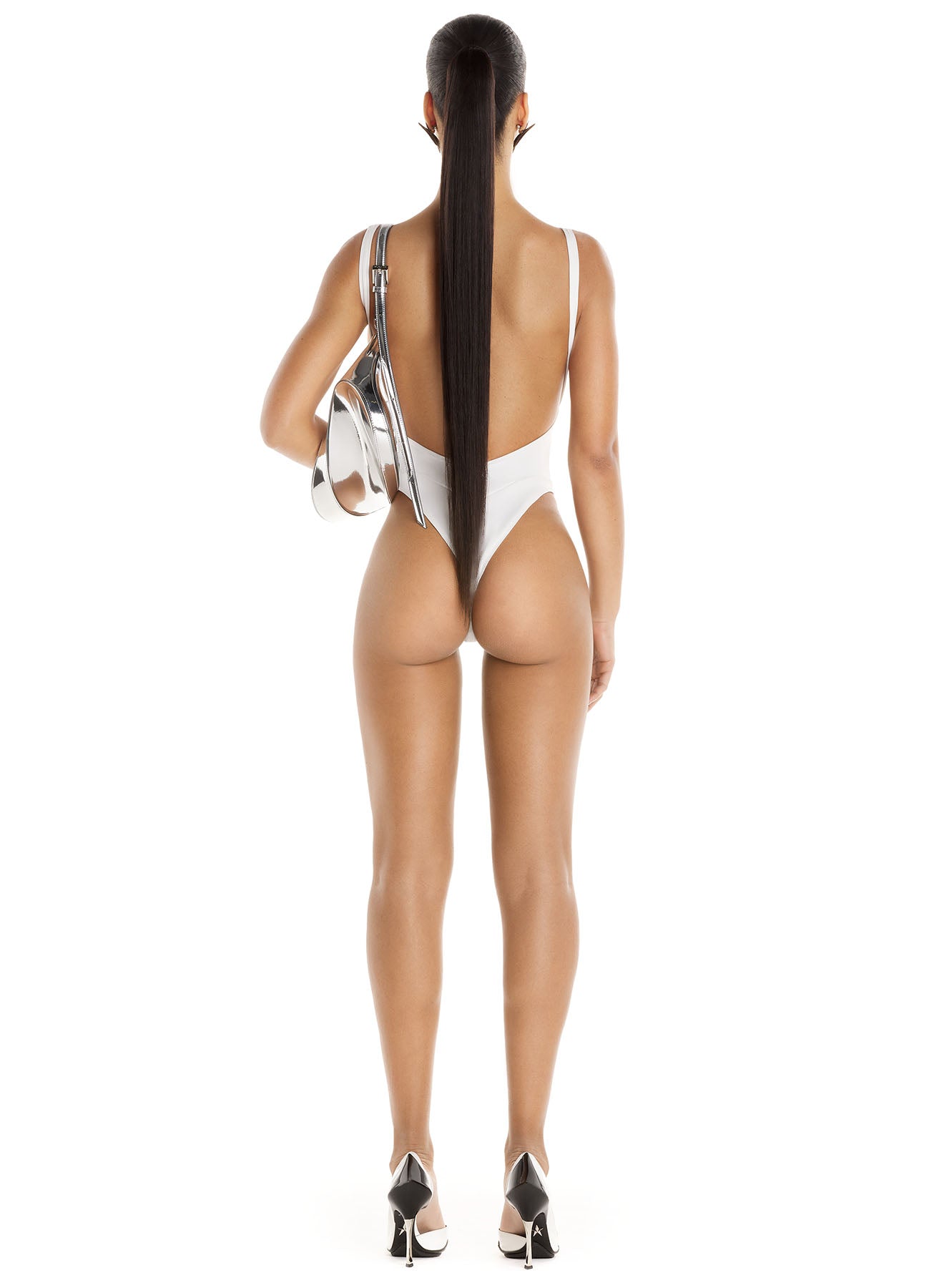 Corseted one-piece