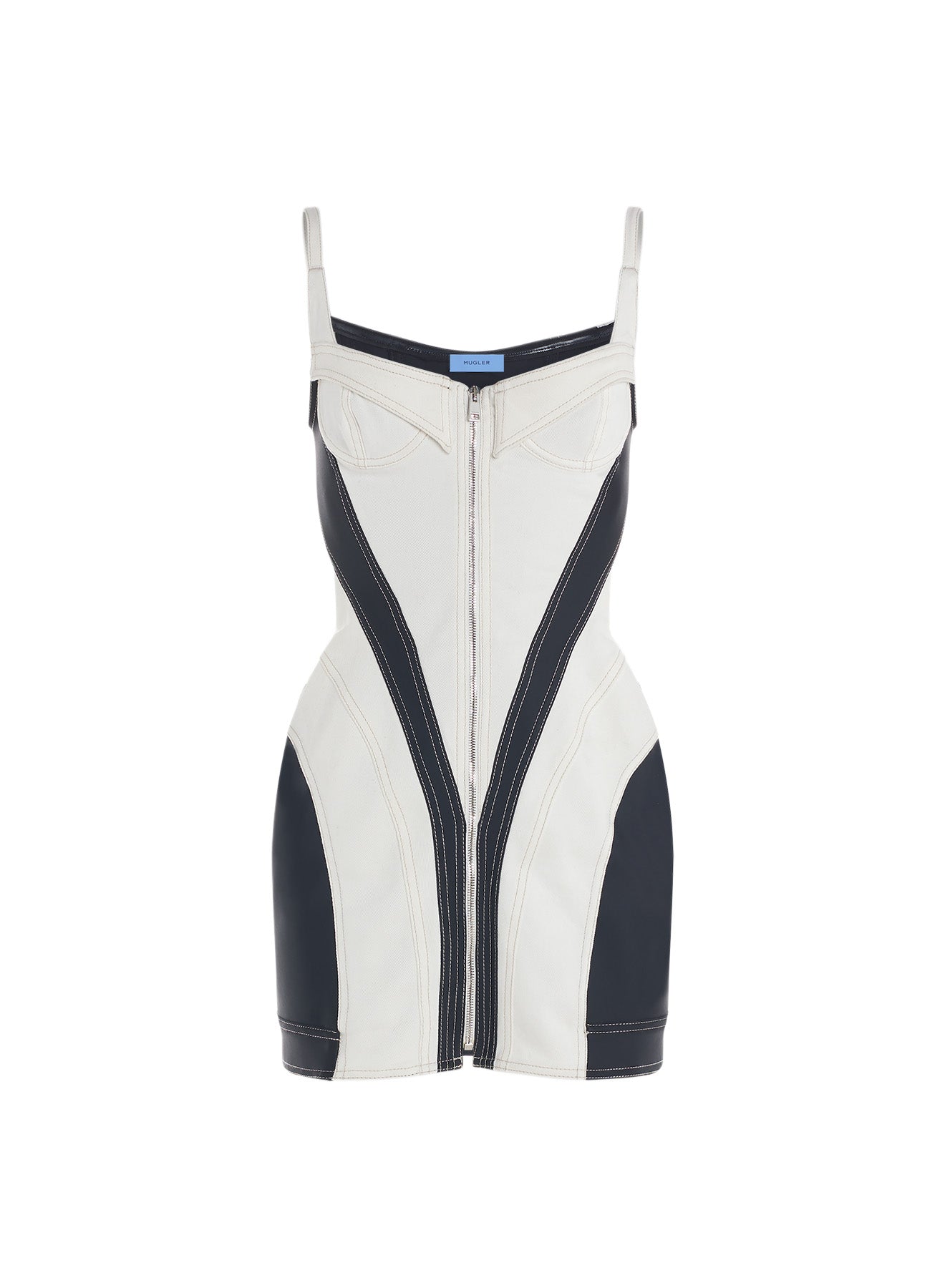 Corset denim dress