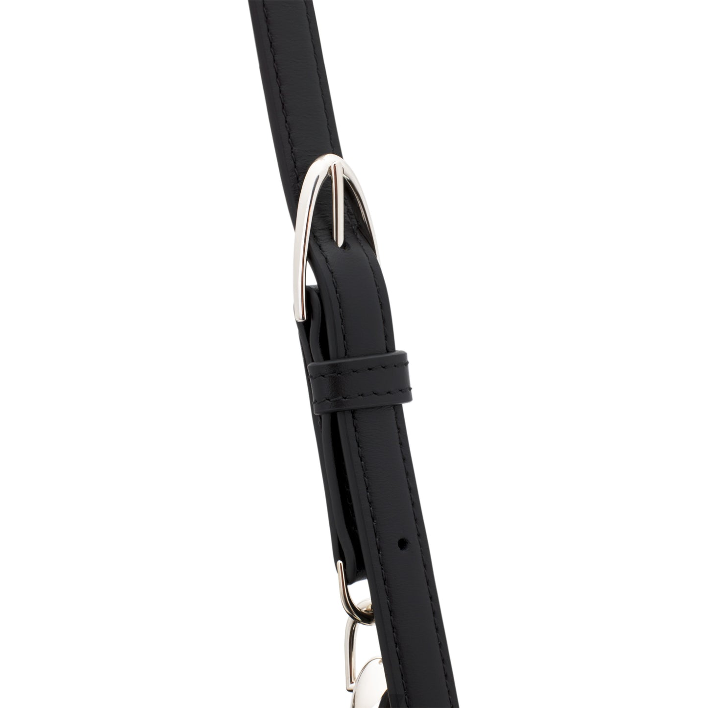 Medium denim spiral curve 01 bag