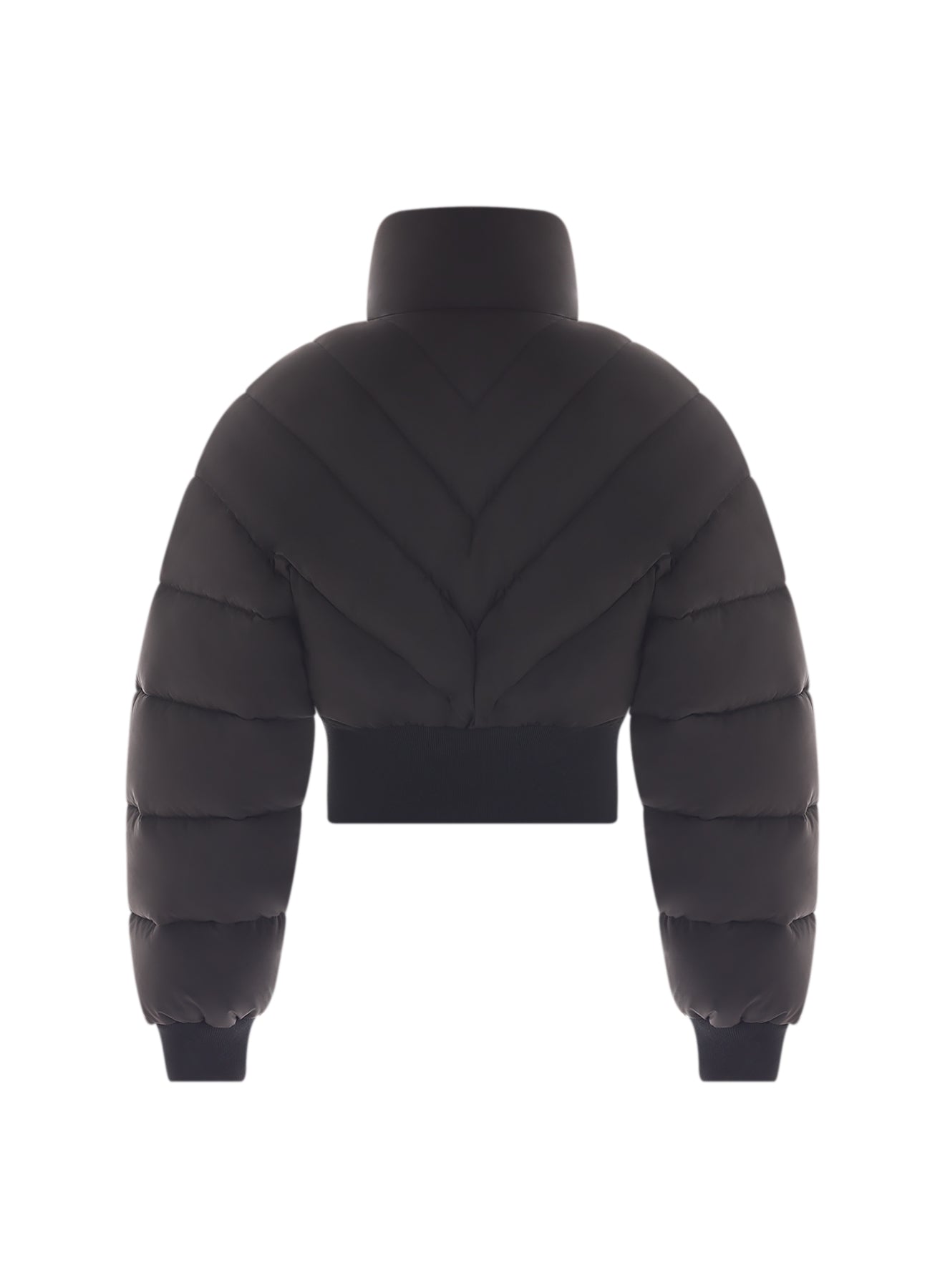 black puffer jacket