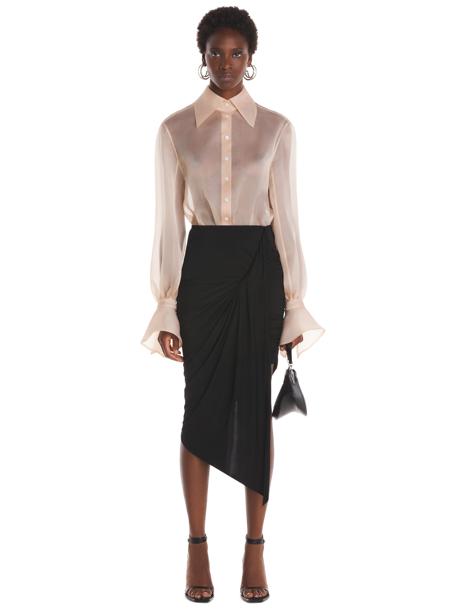Draped skirt