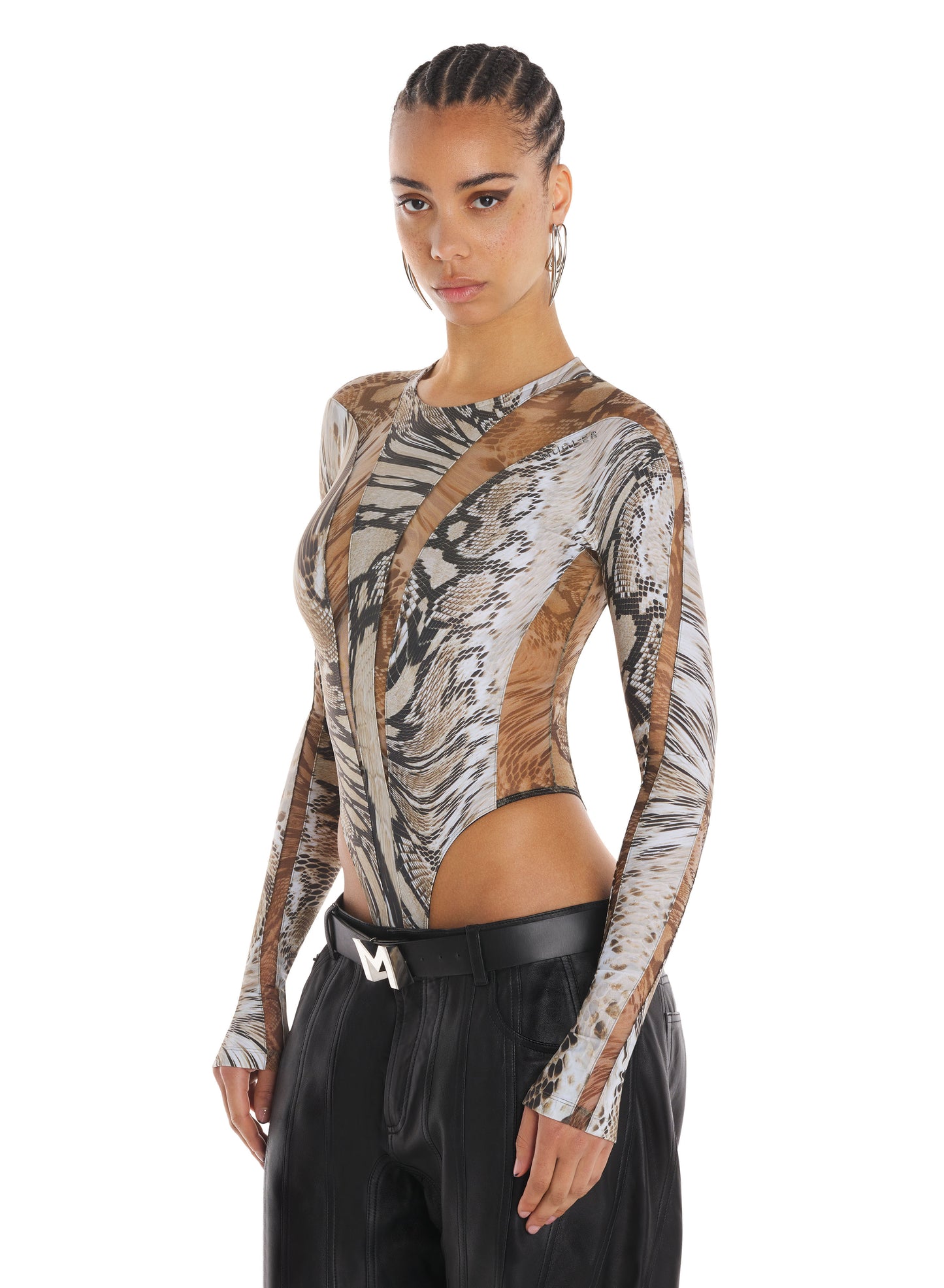 Illusion shaping bodysuit