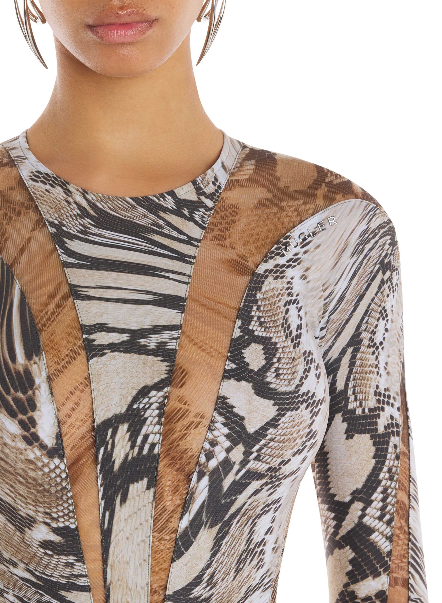 Illusion shaping bodysuit
