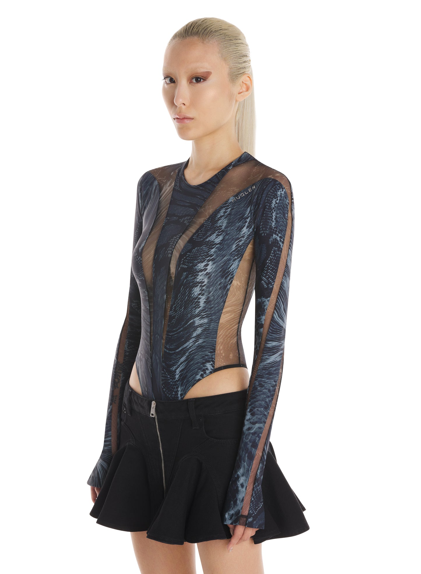Illusion shaping bodysuit
