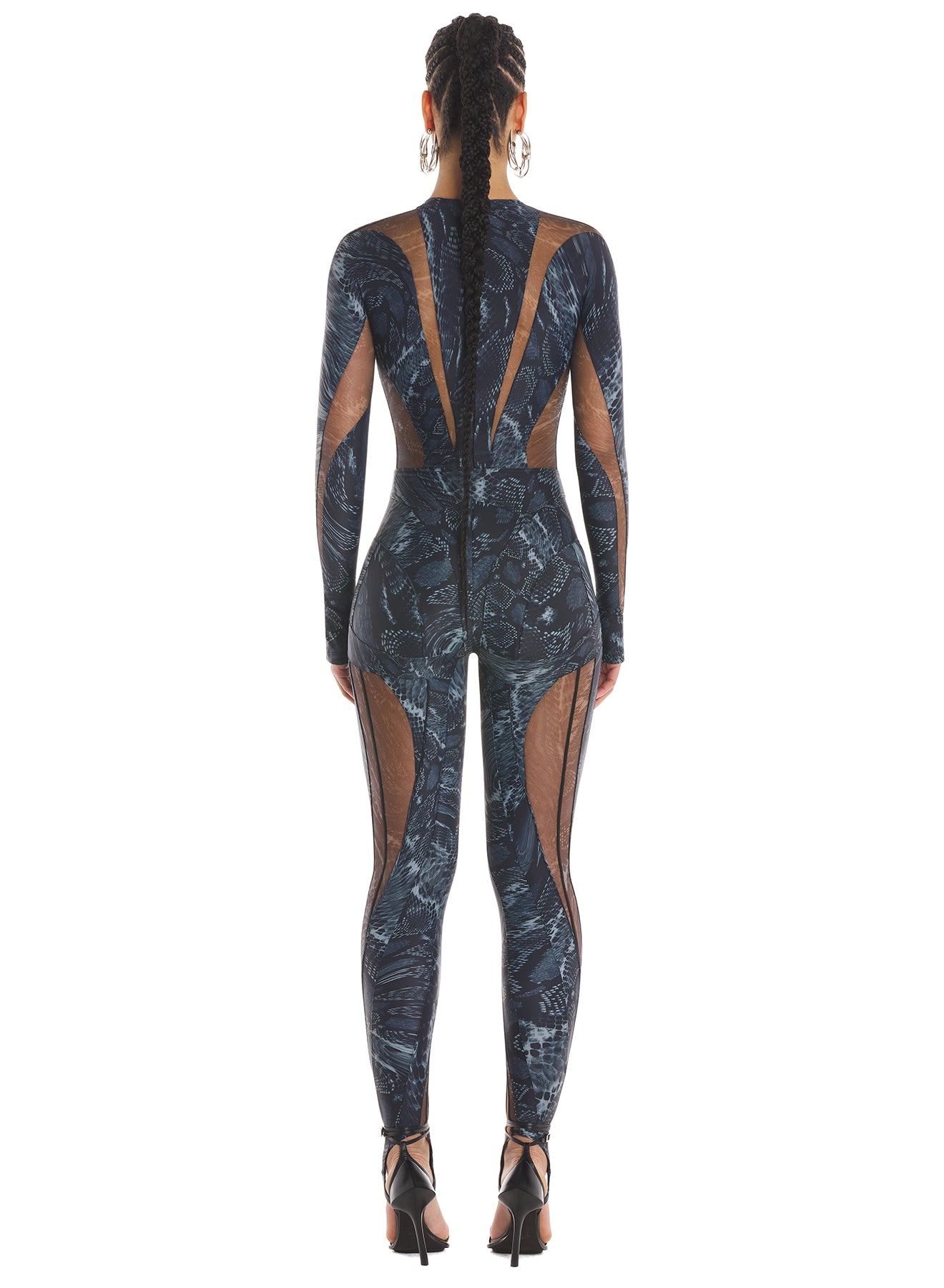 Printed spiral leggings