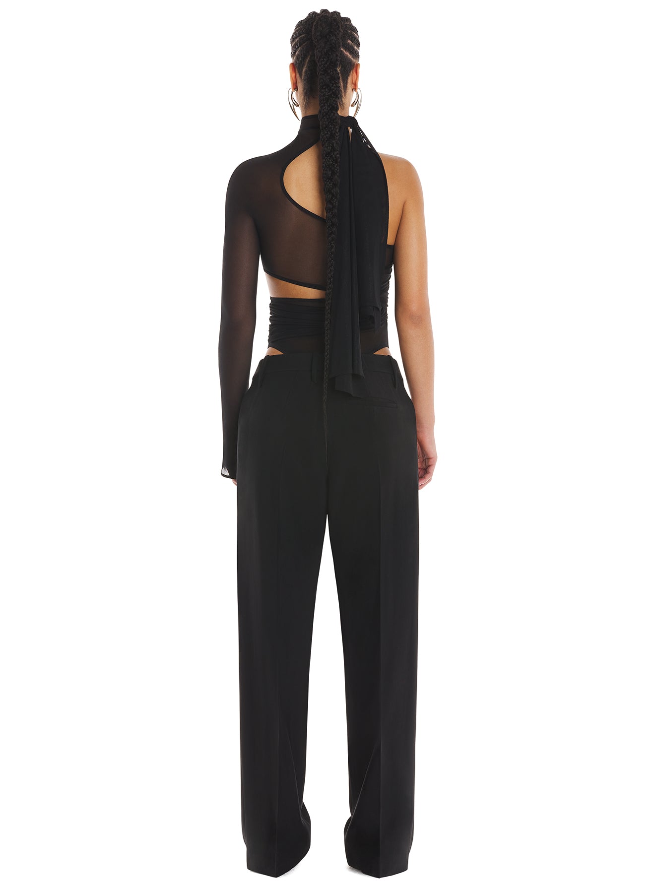 Mesh wrapped bodysuit
