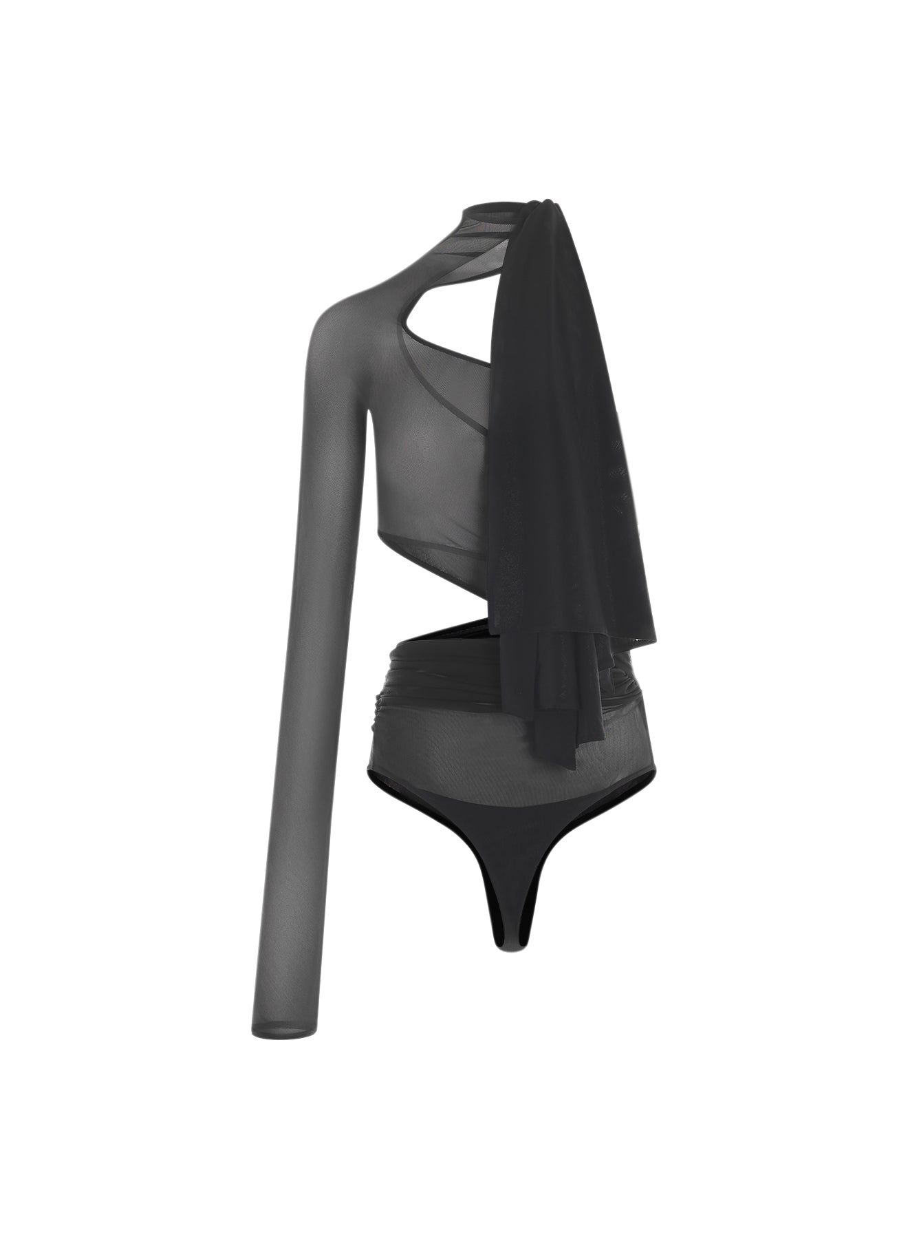 Mesh wrapped bodysuit