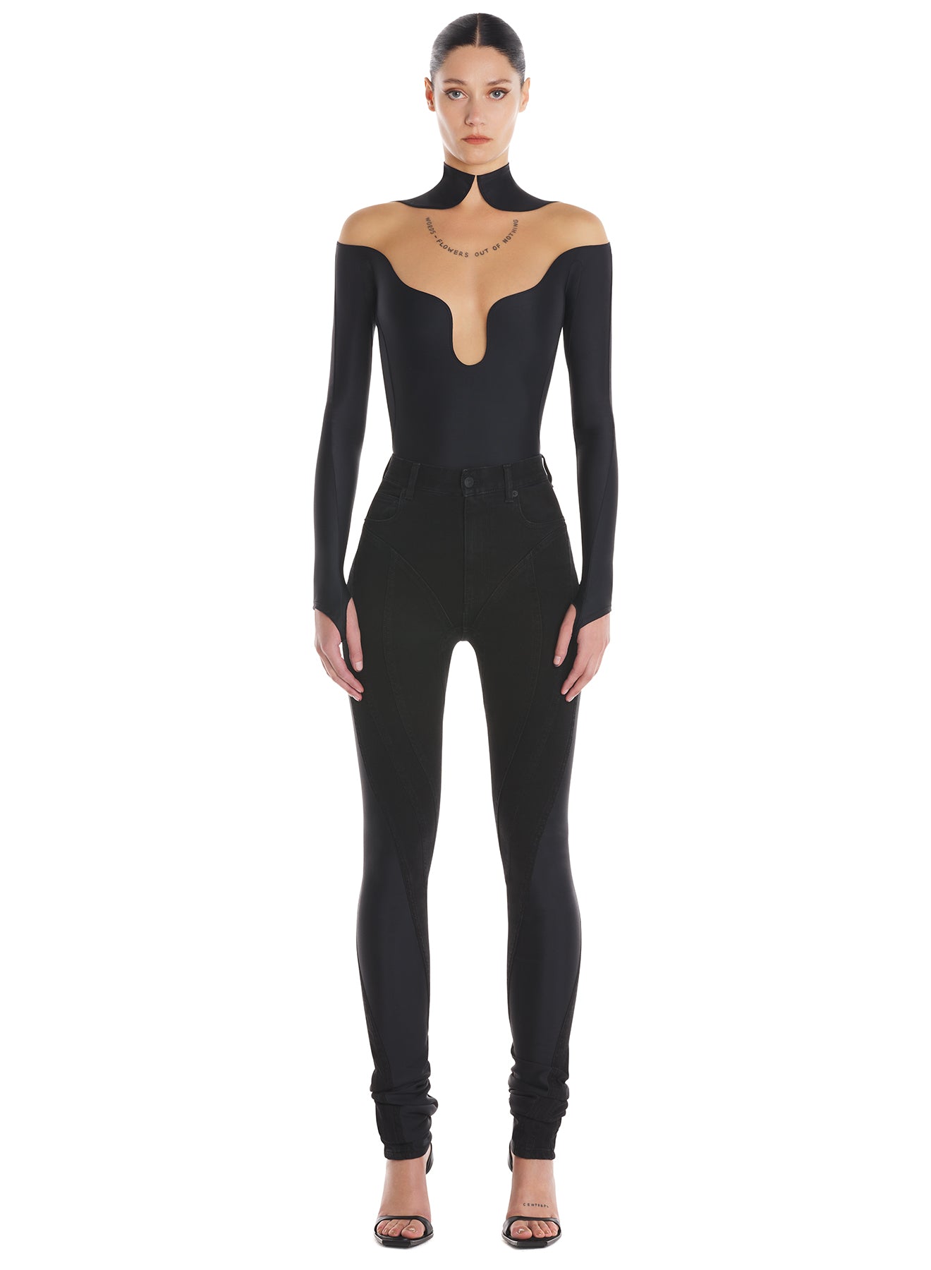 Wavy bodysuit