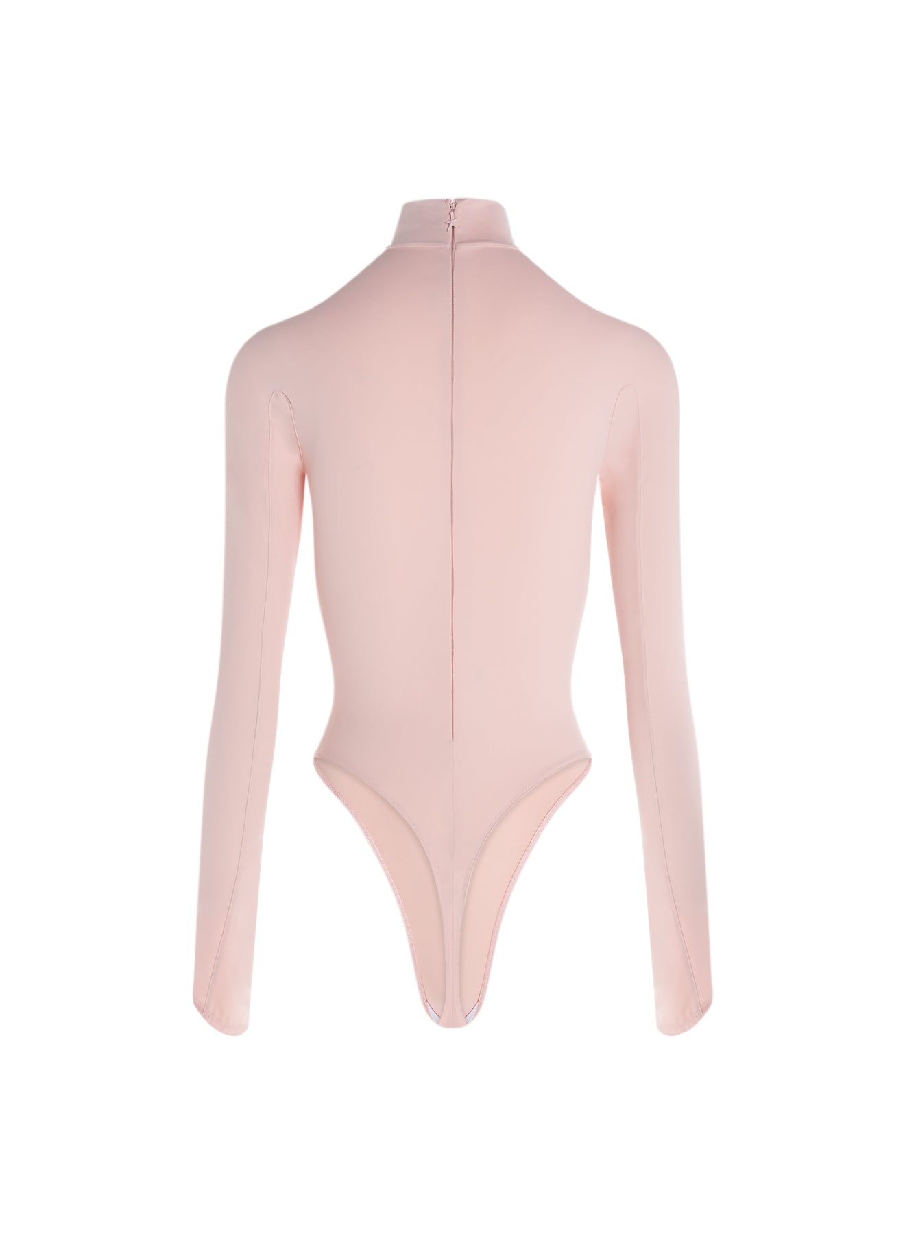 High neck logo bodysuit