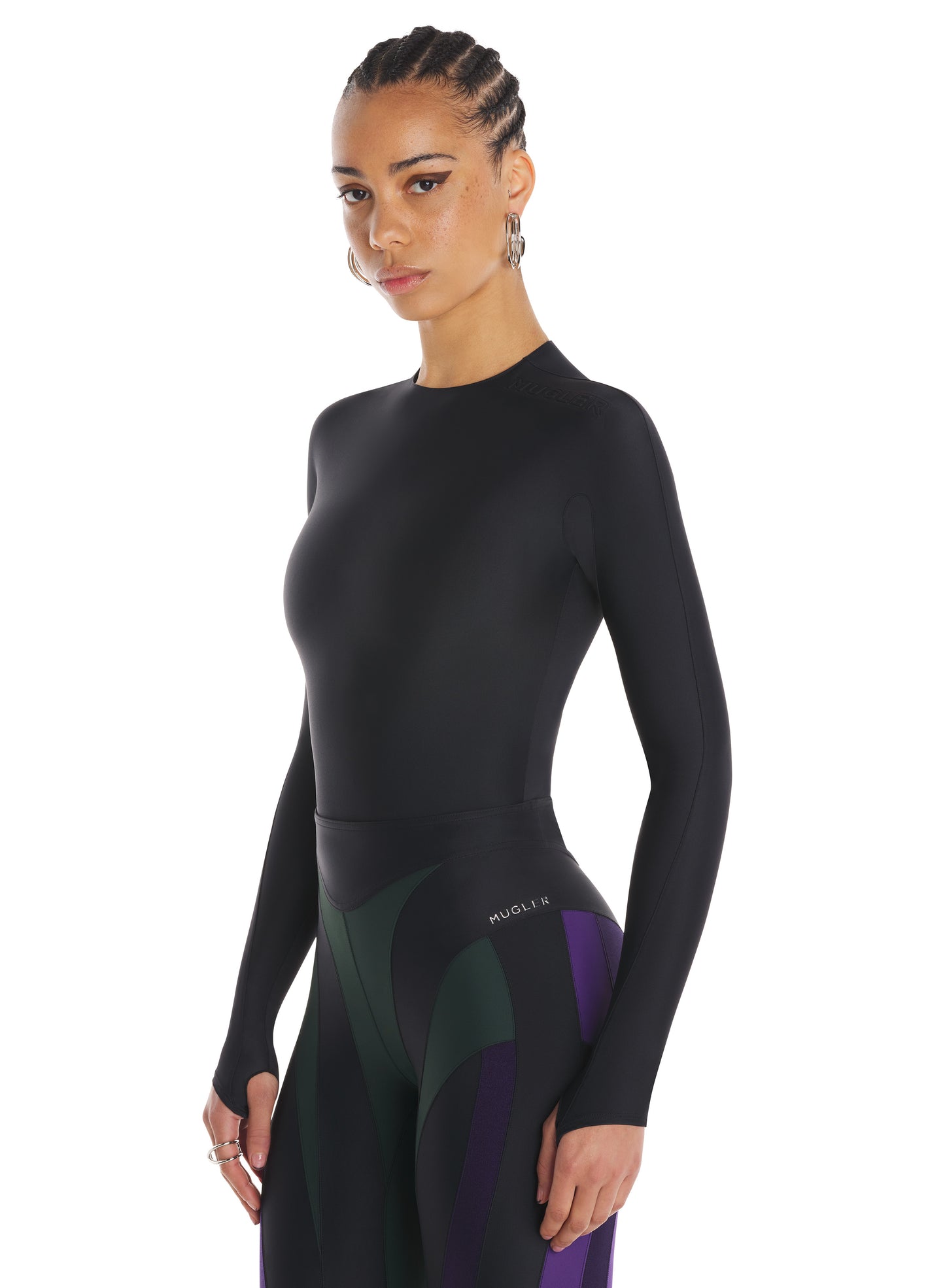 Shoulder logo bodysuit