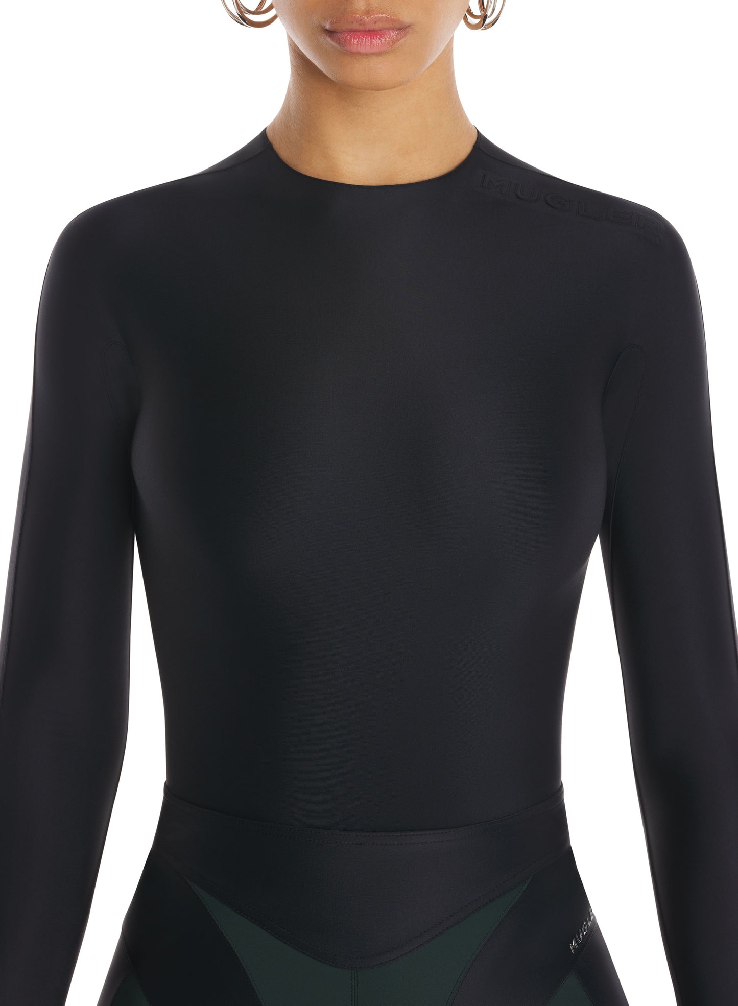 Shoulder logo bodysuit