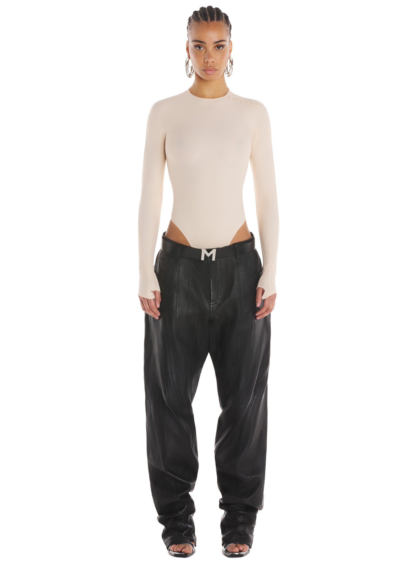 Shoulder logo bodysuit