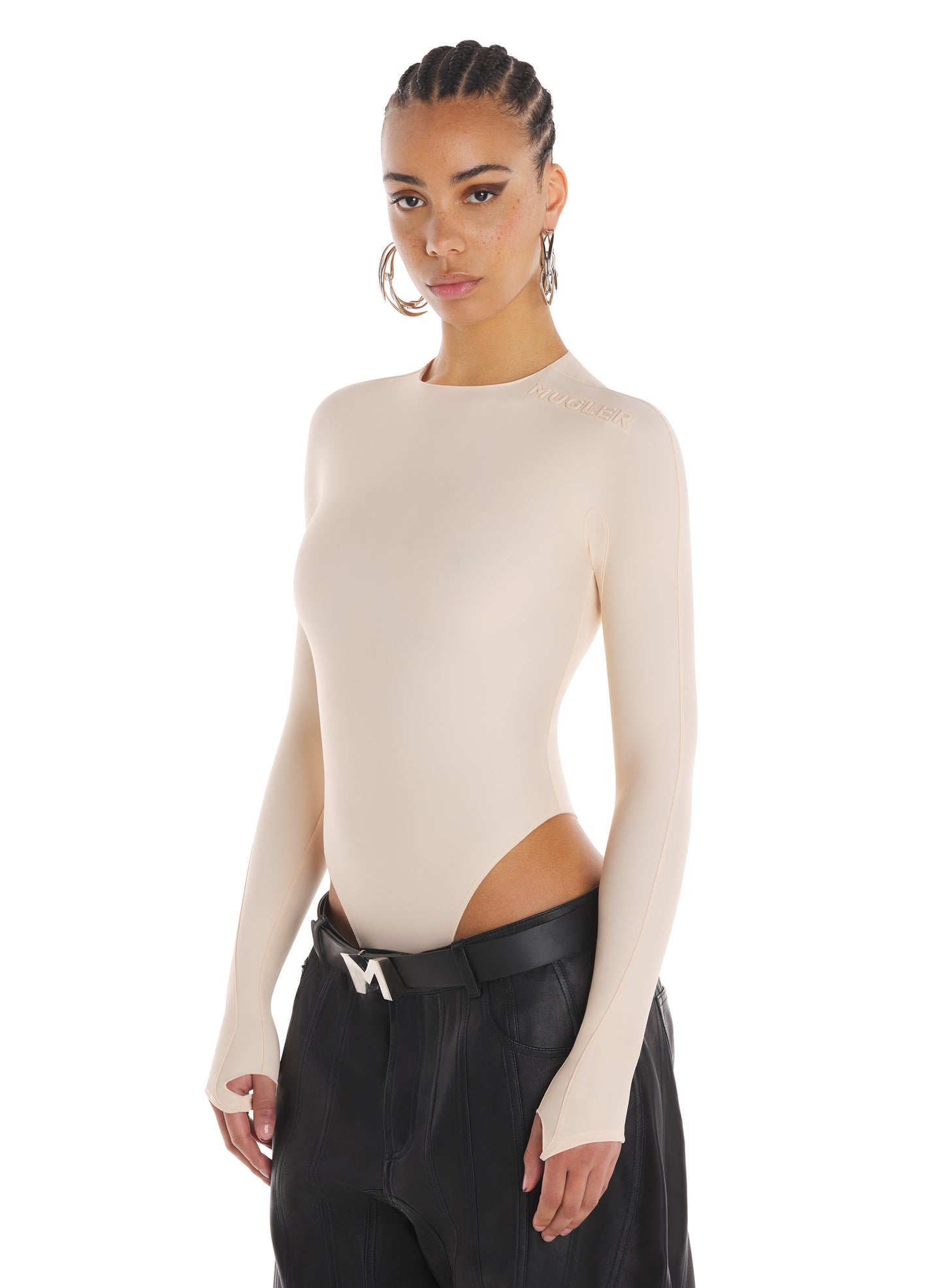 Shoulder logo bodysuit