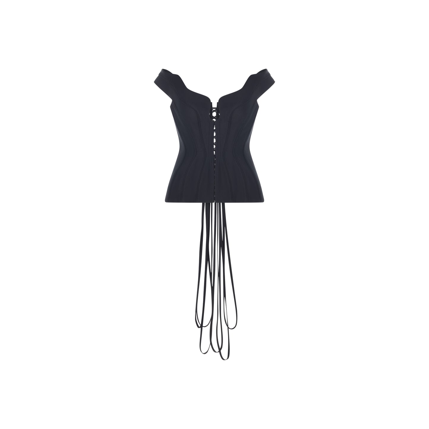 Impossible neckline corset