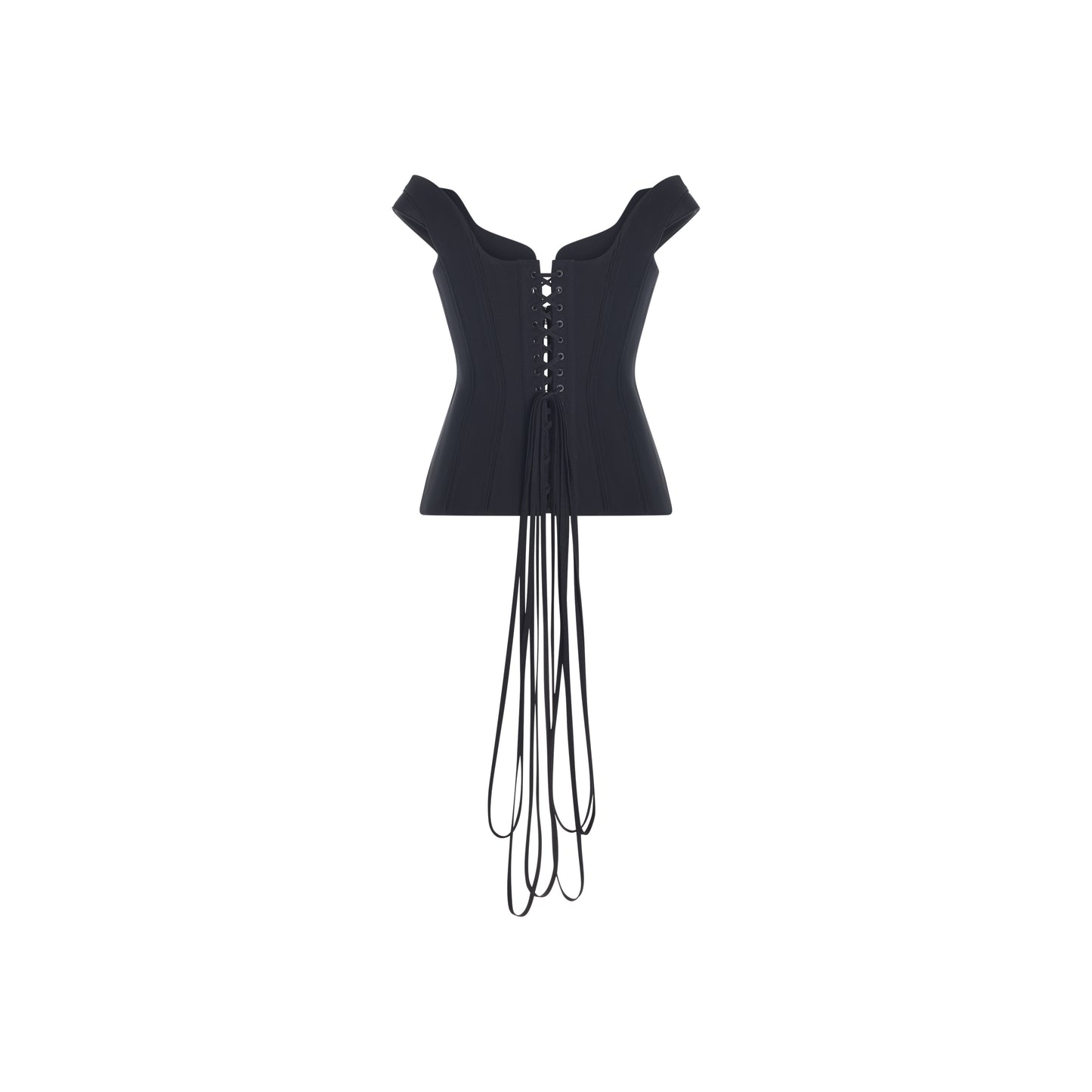 Impossible neckline corset