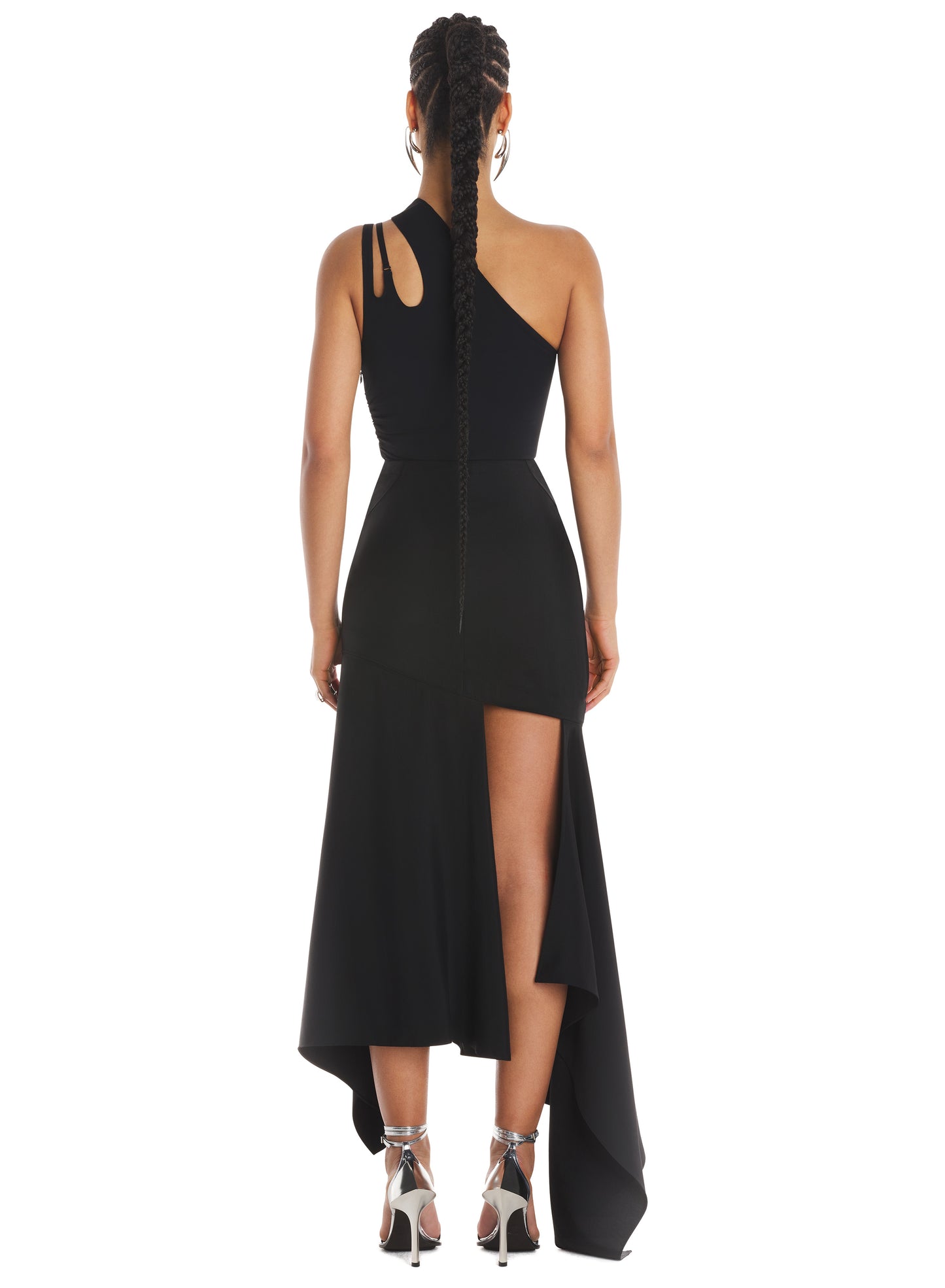 Fluid cut-out skirt