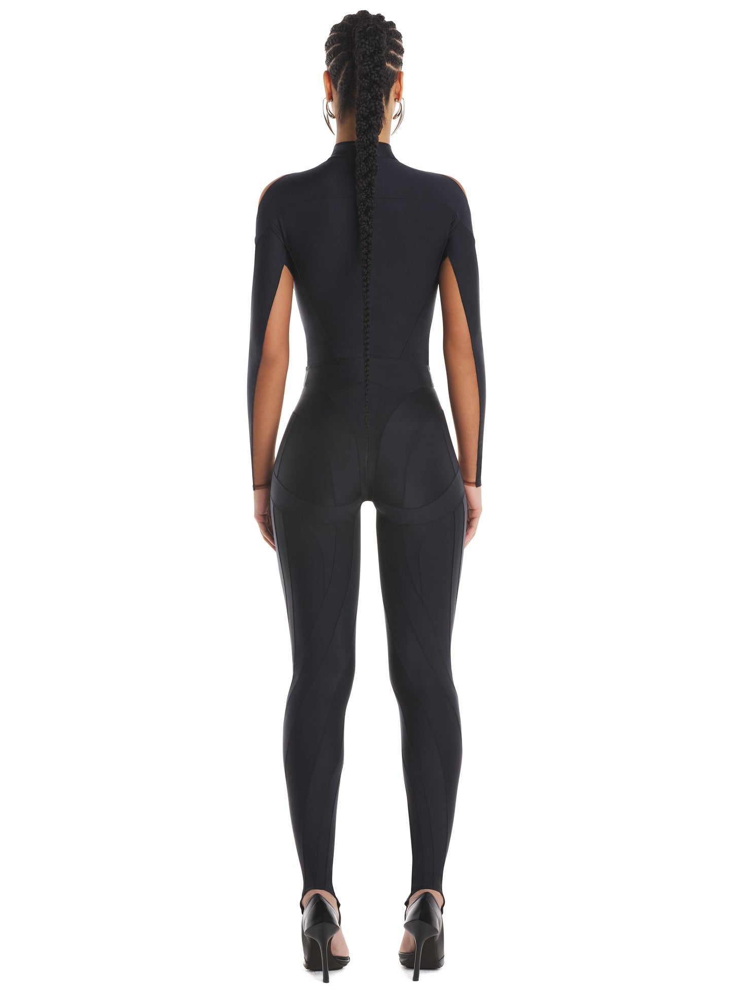 Opaque spiral leggings