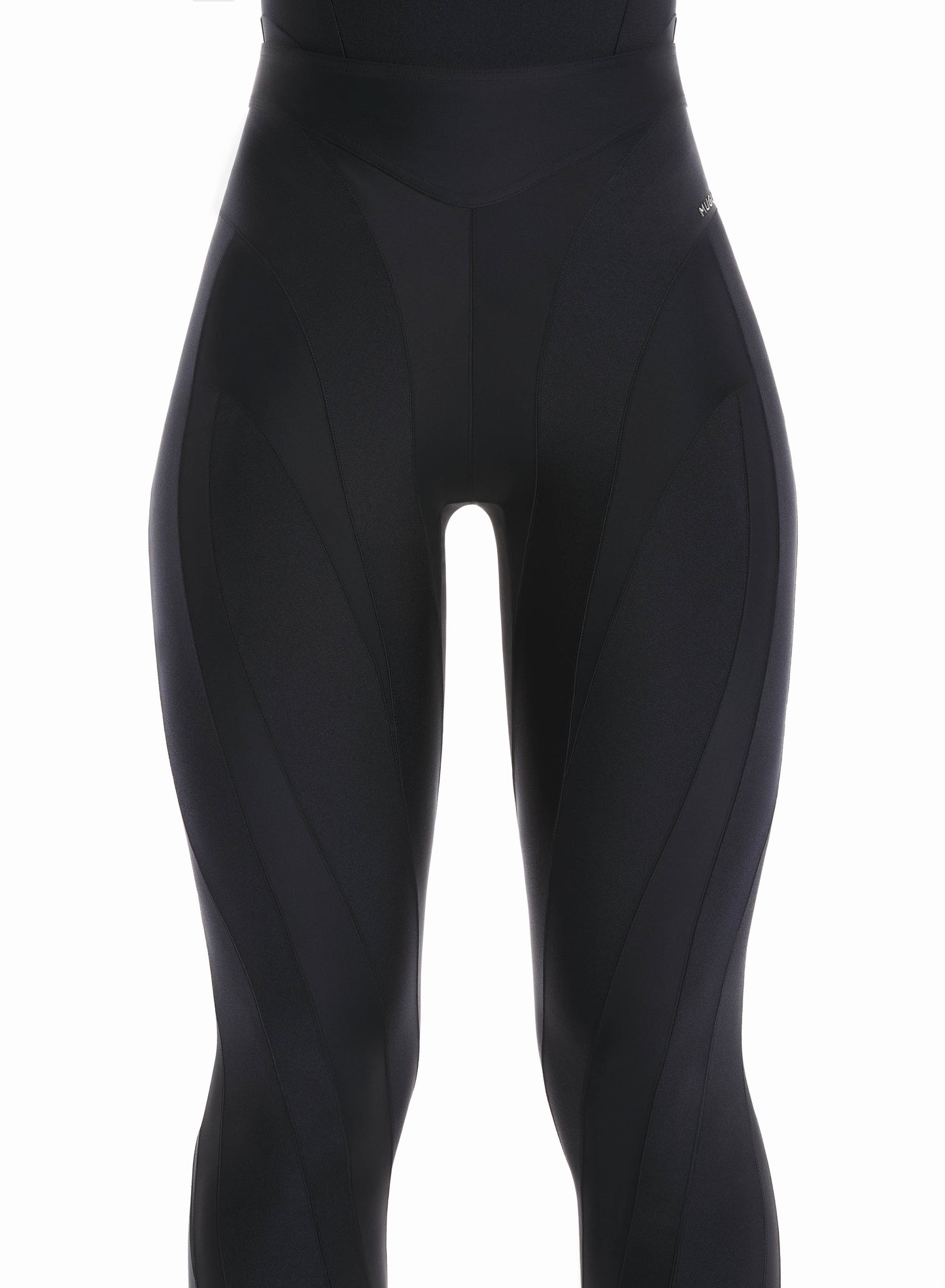 Opaque spiral leggings