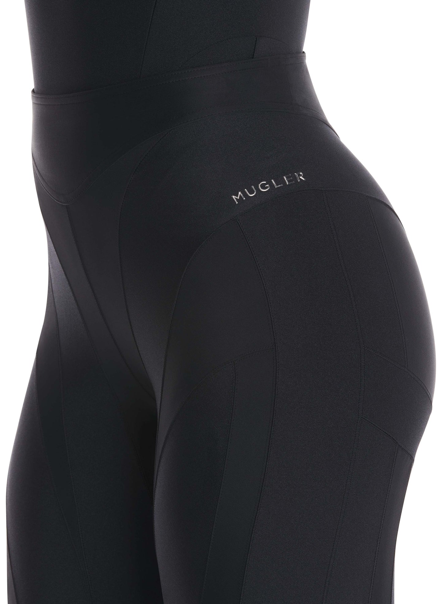 Opaque spiral leggings