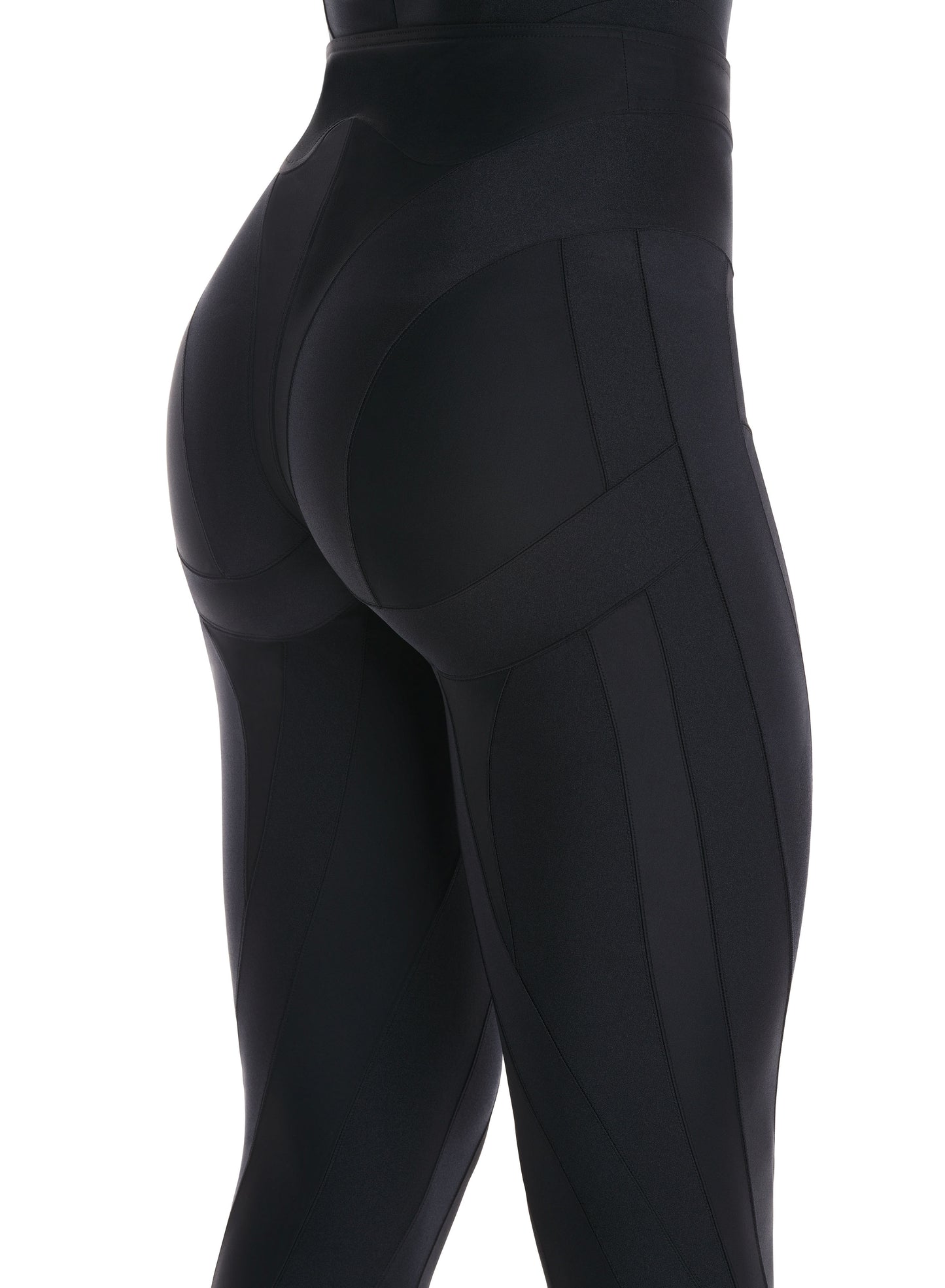 Opaque spiral leggings