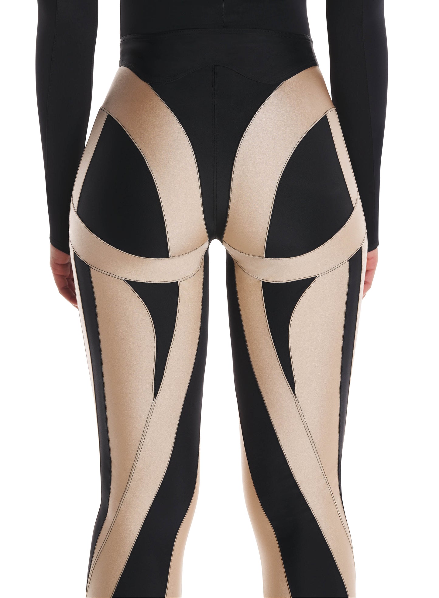 Opaque spiral leggings