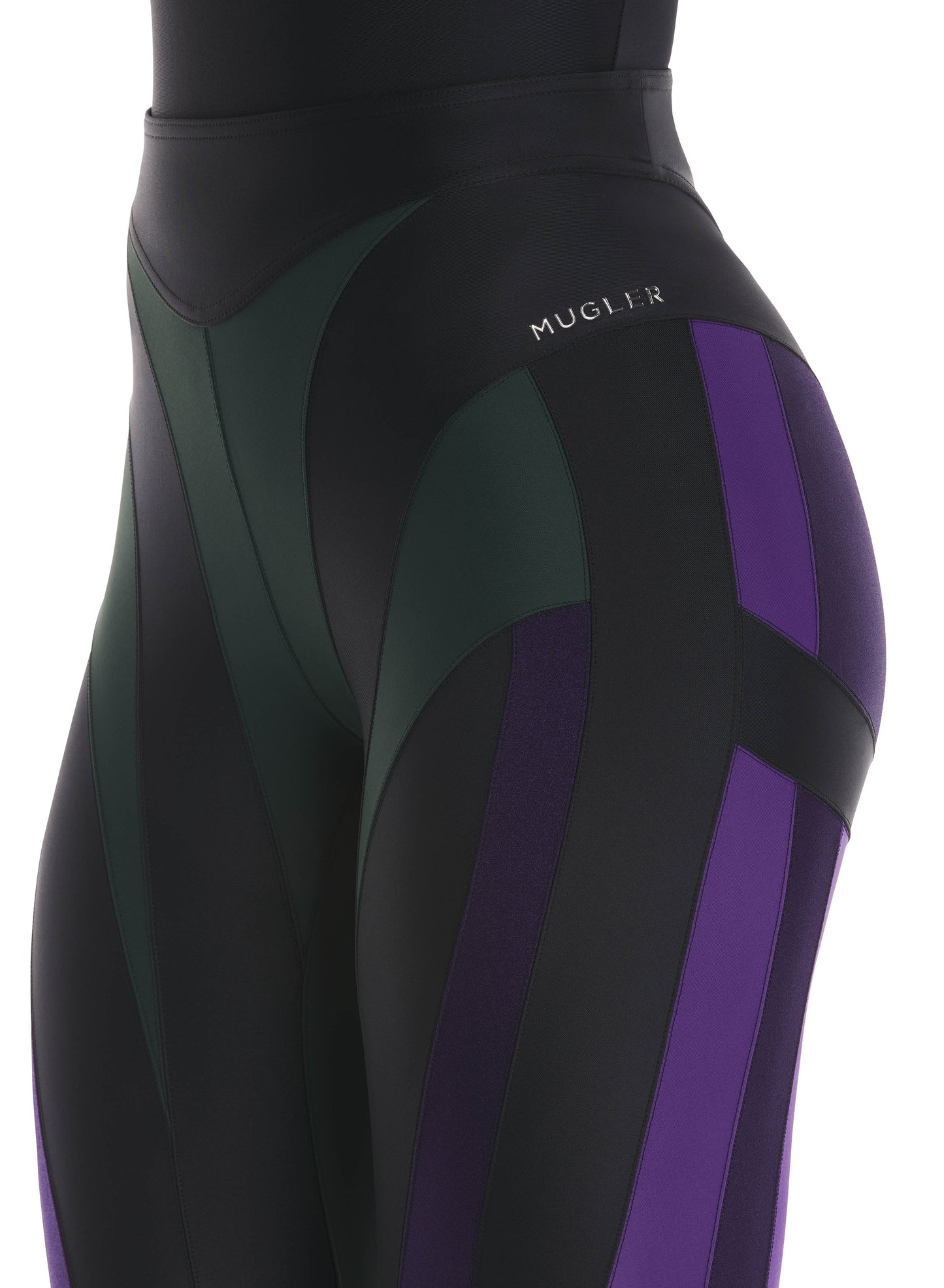 Opaque spiral leggings