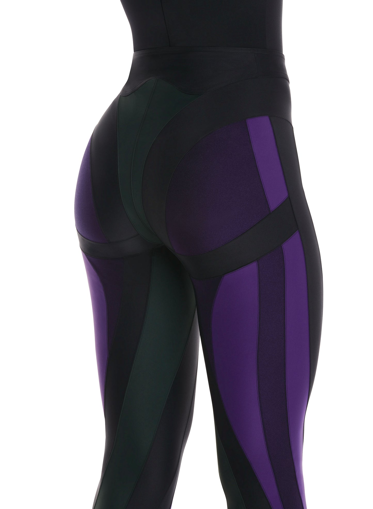 Opaque spiral leggings