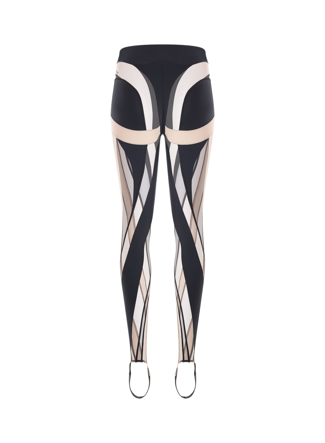 Sheer spiral leggings